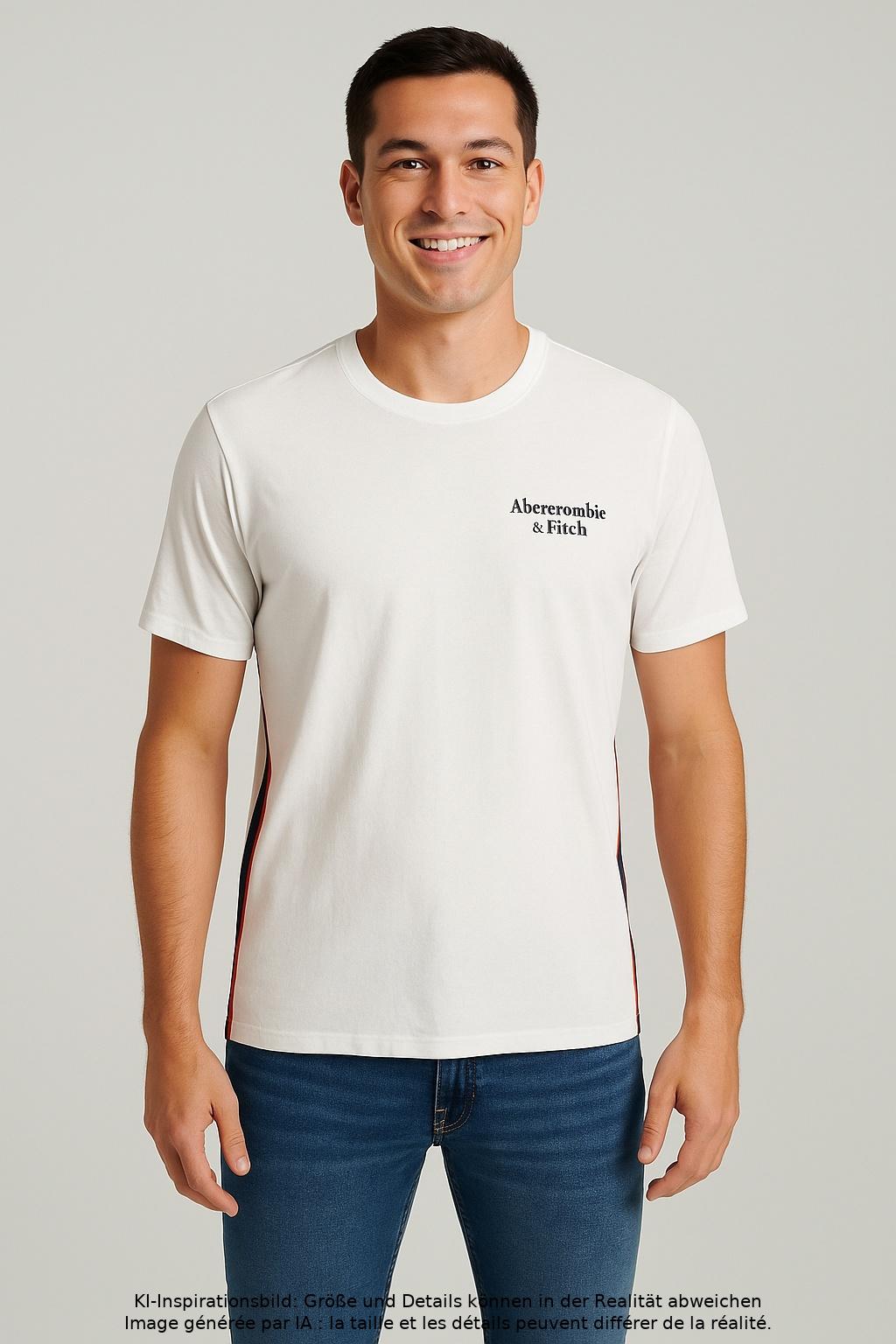 Thumbnail - Abercrombie &amp; Fitch Herren T-Shirt, weiß, Gr. 52