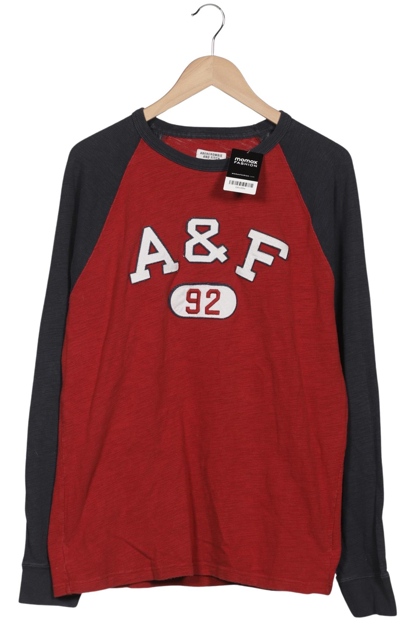 

Abercrombie & Fitch Herren Langarmshirt, rot, Gr. 52