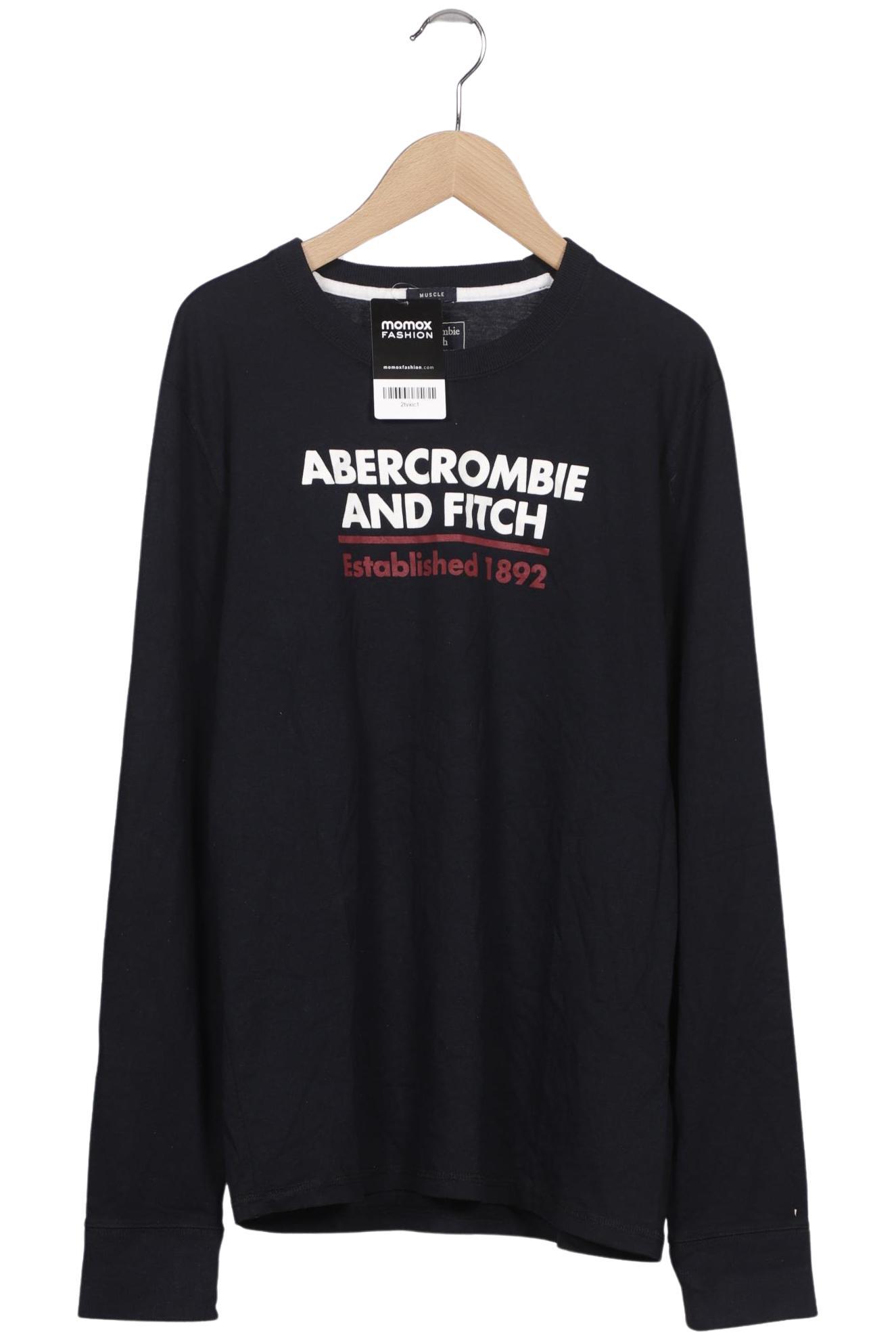 

Abercrombie & Fitch Herren Langarmshirt, marineblau, Gr. 46