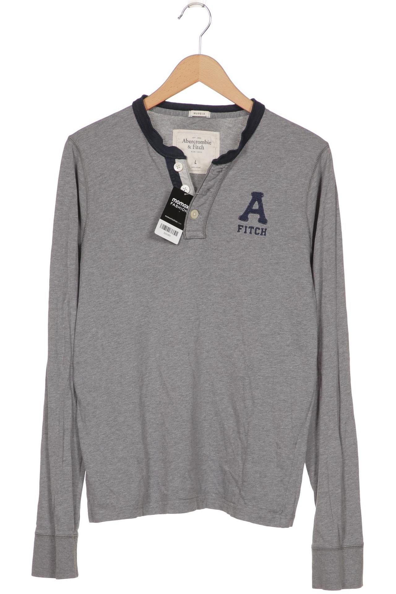 

Abercrombie & Fitch Herren Poloshirt, grau