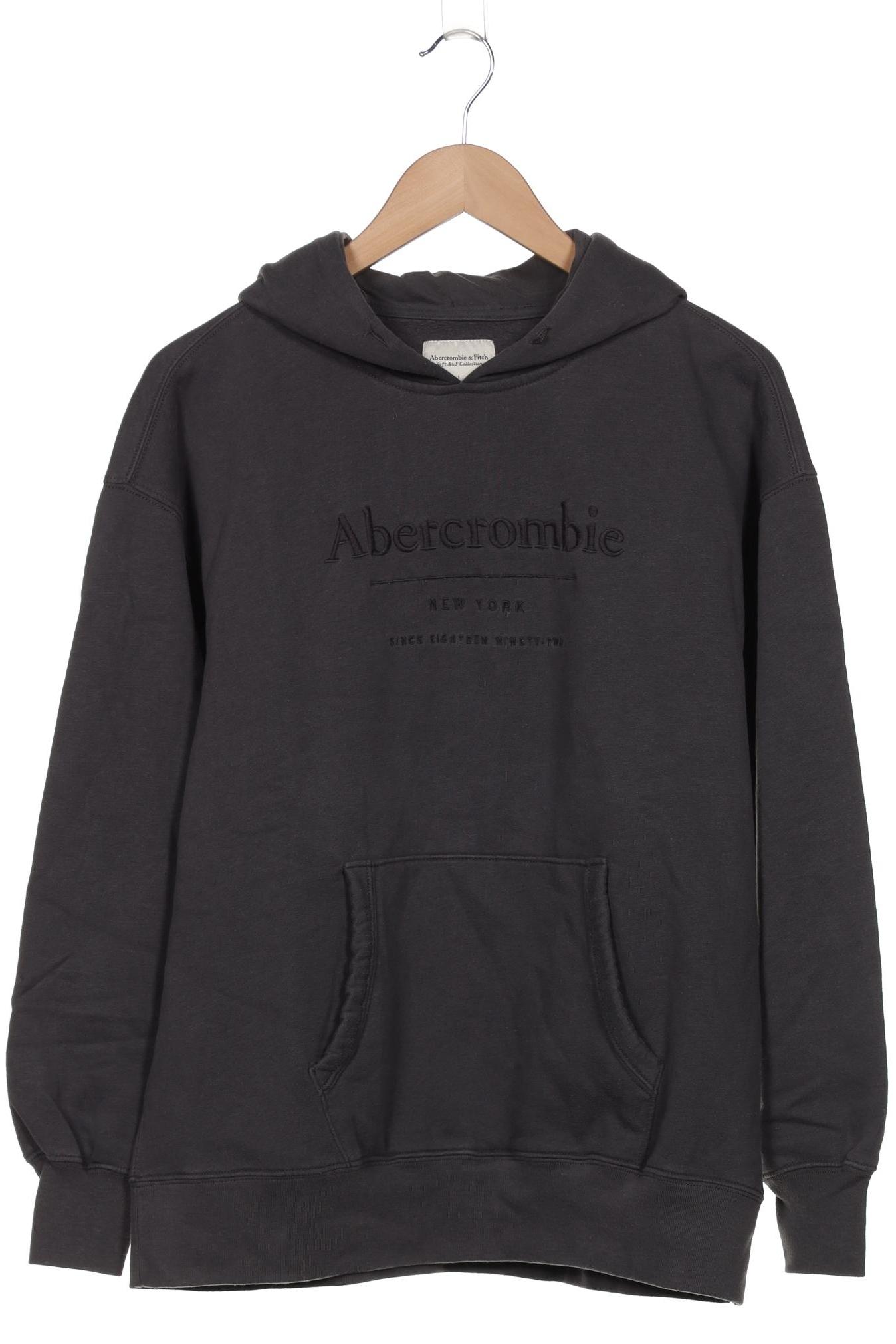 

Abercrombie & Fitch Herren Kapuzenpullover, grau, Gr. 48