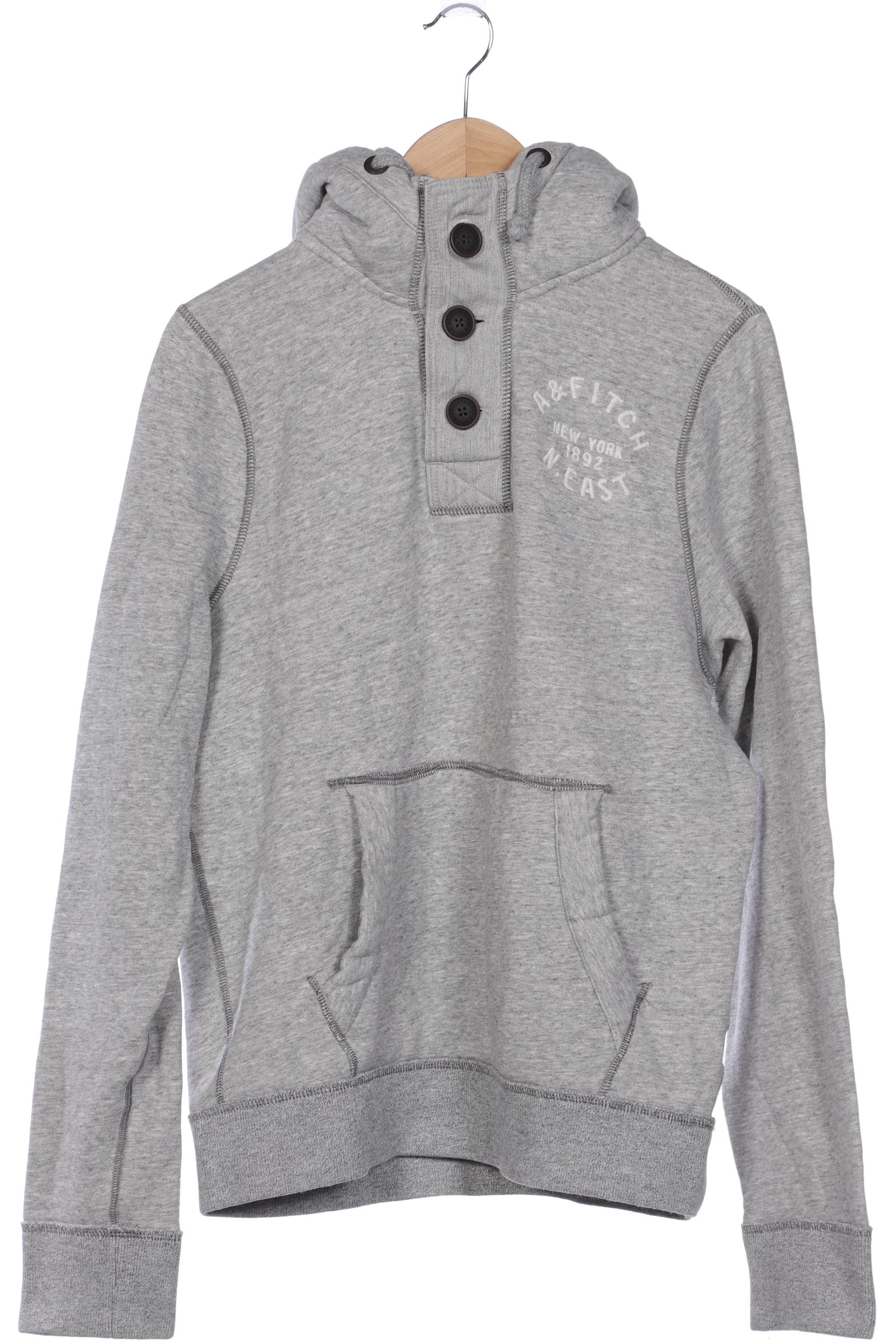 

Abercrombie & Fitch Herren Kapuzenpullover, grau, Gr. 54