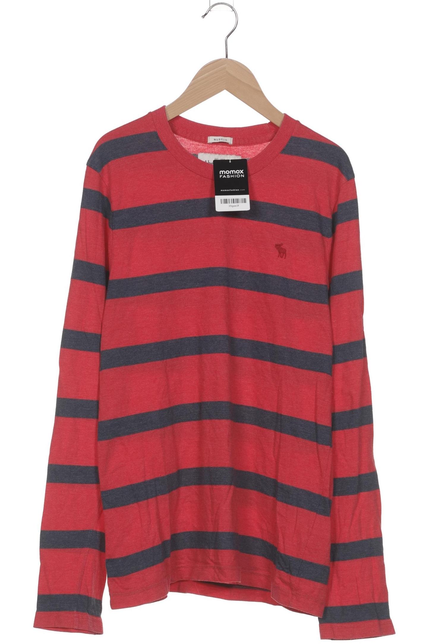 

Abercrombie & Fitch Herren Langarmshirt, rot, Gr. 48