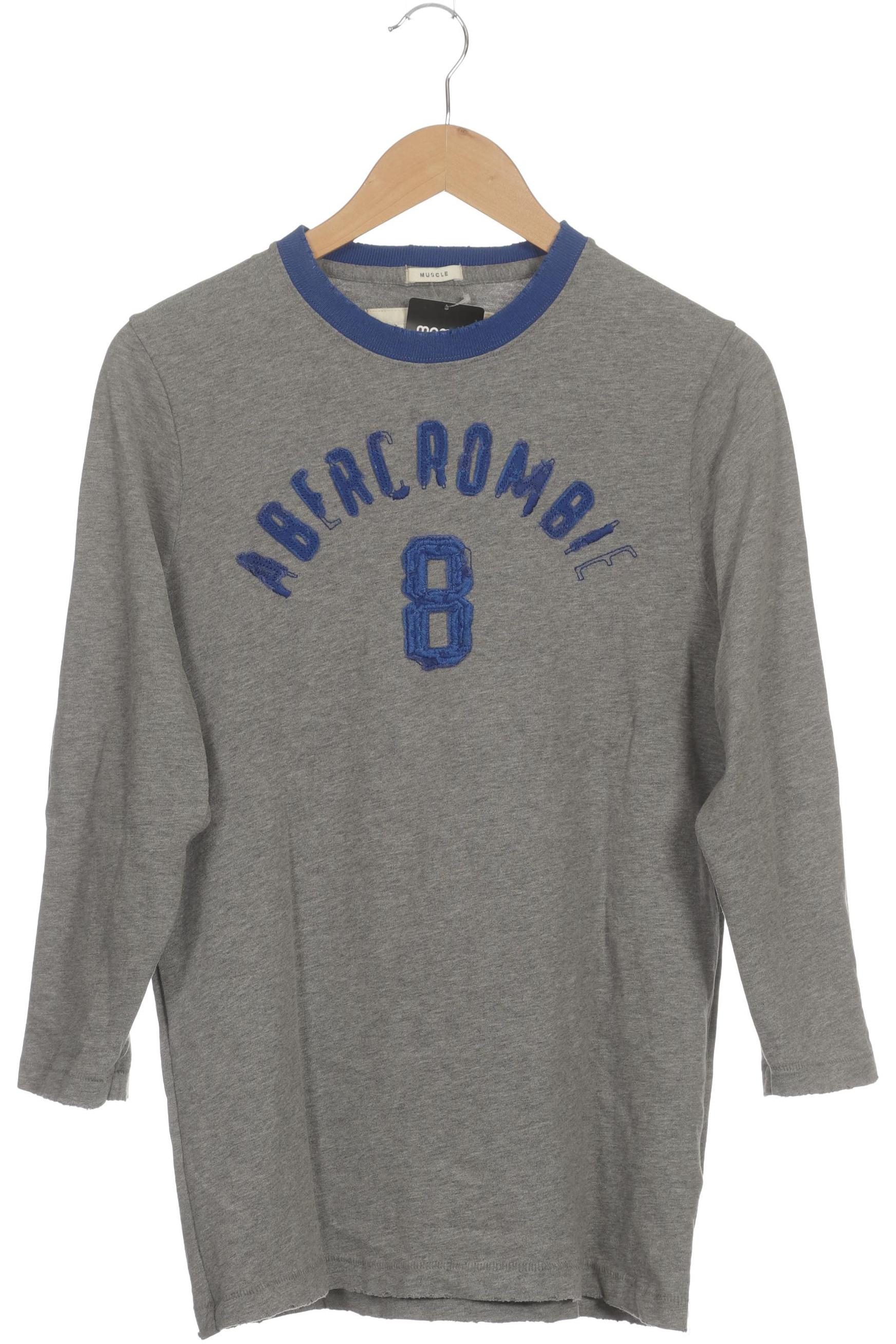 

Abercrombie & Fitch Herren Langarmshirt, grau, Gr.