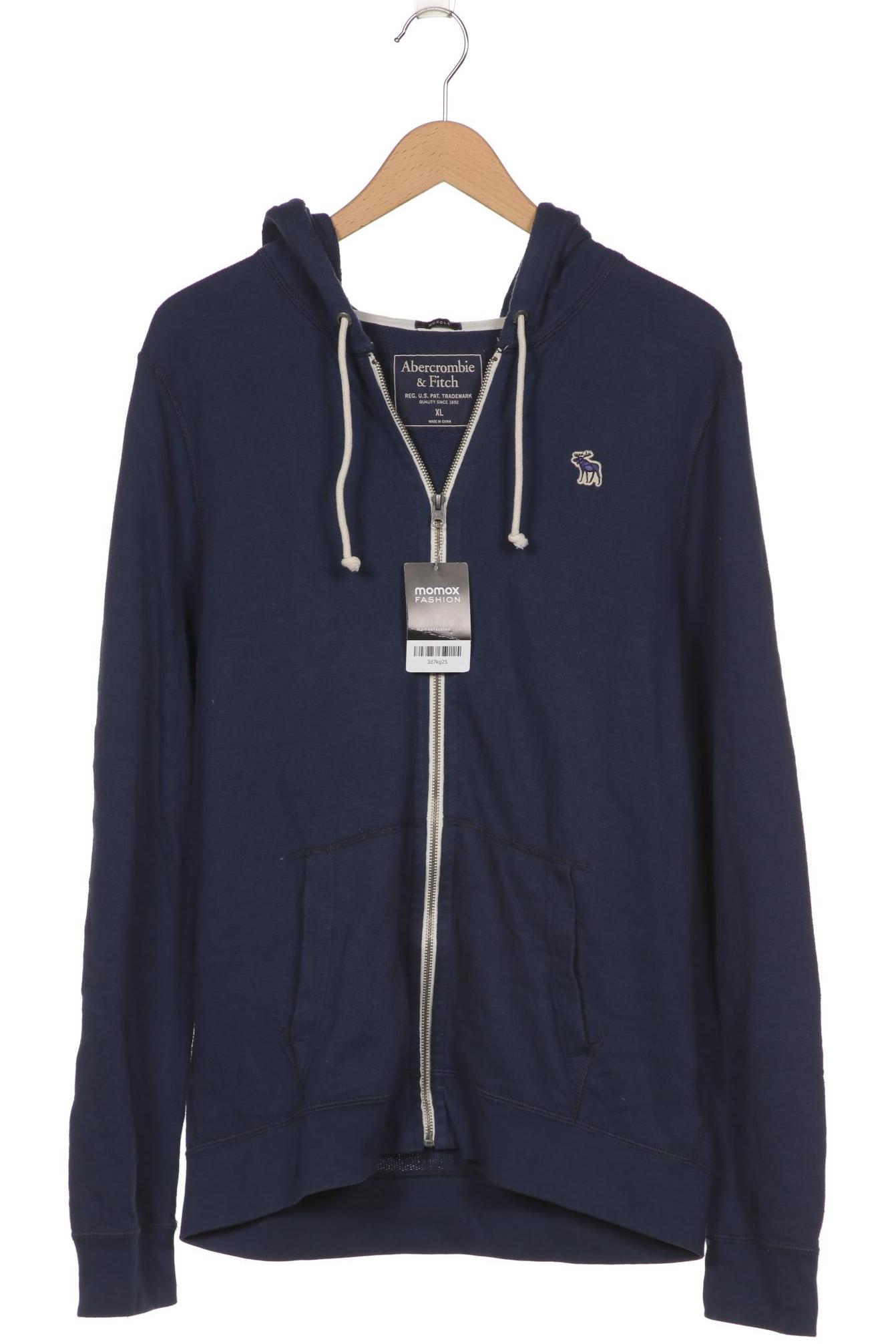

Abercrombie & Fitch Herren Kapuzenpullover, marineblau, Gr. 54