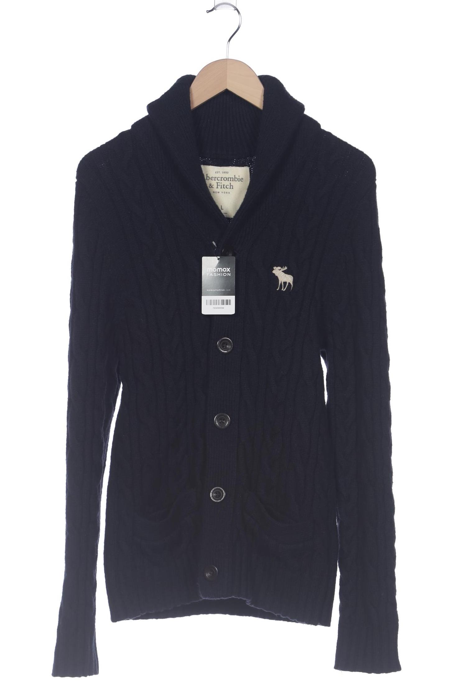

Abercrombie & Fitch Herren Strickjacke, marineblau, Gr. 52