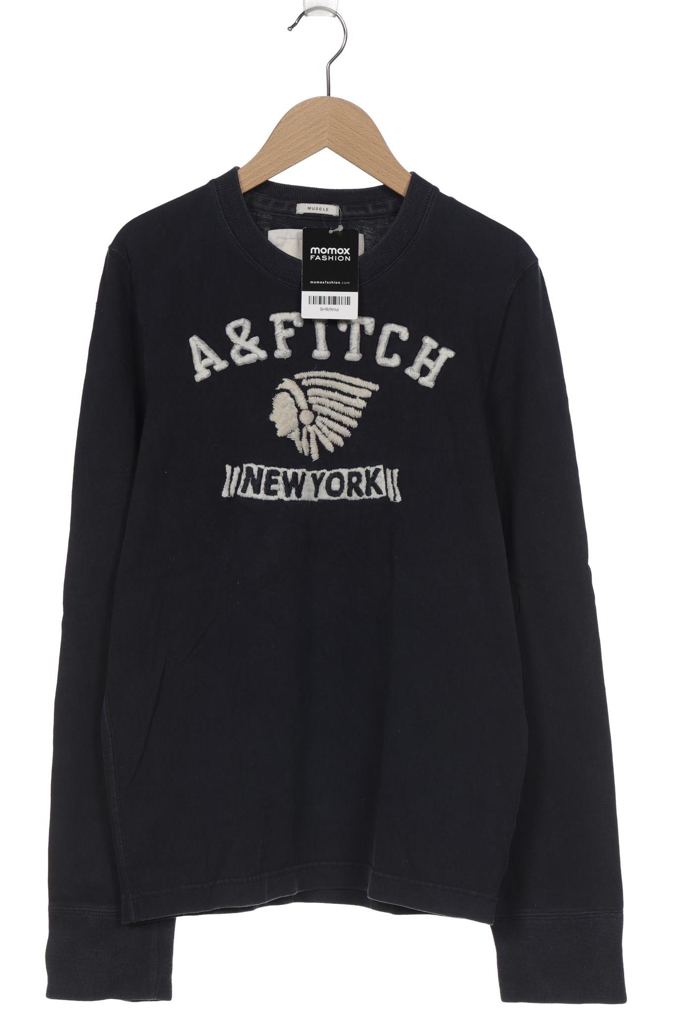

Abercrombie & Fitch Herren Langarmshirt, marineblau, Gr. 46