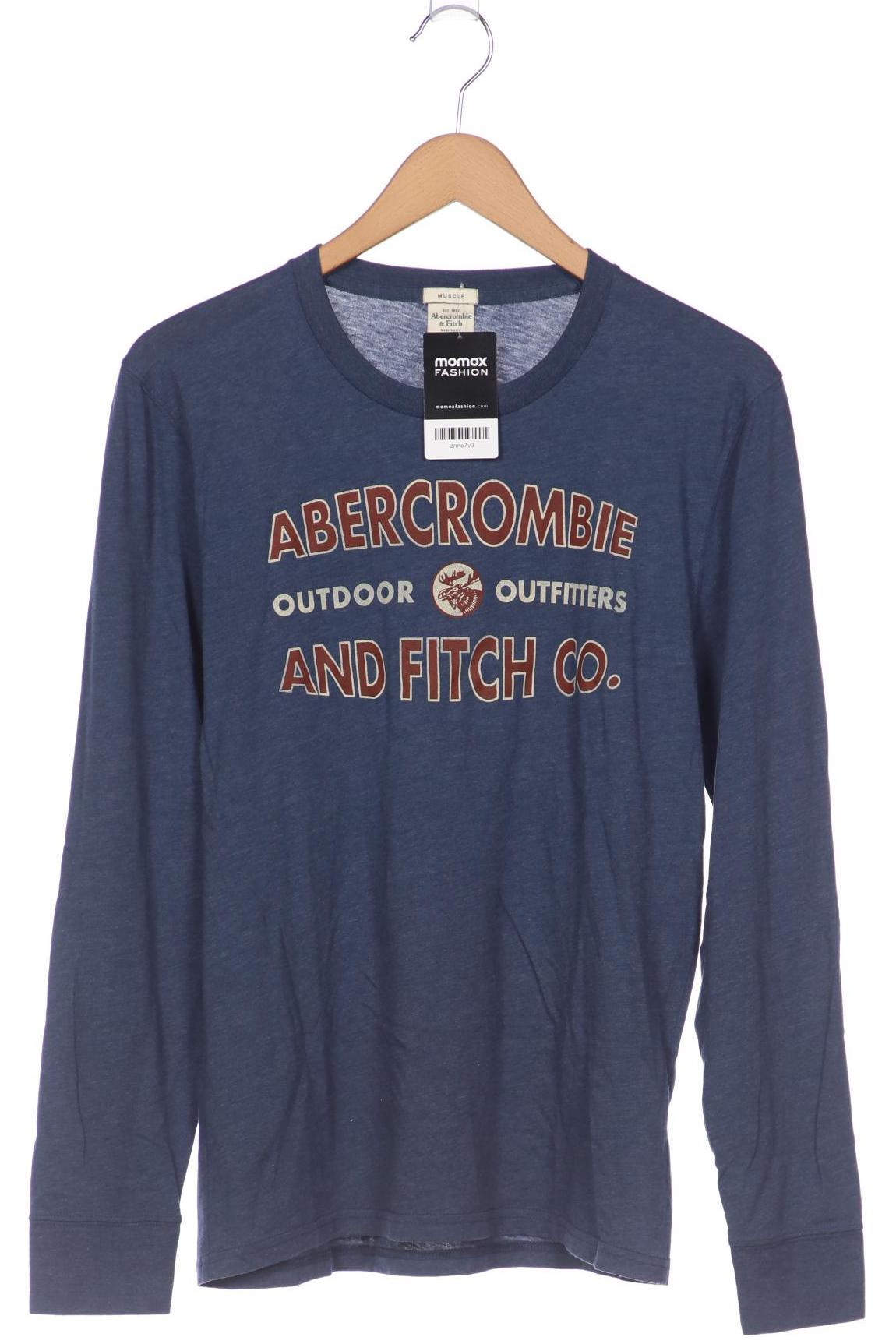 

Abercrombie & Fitch Herren Langarmshirt, blau, Gr. 46