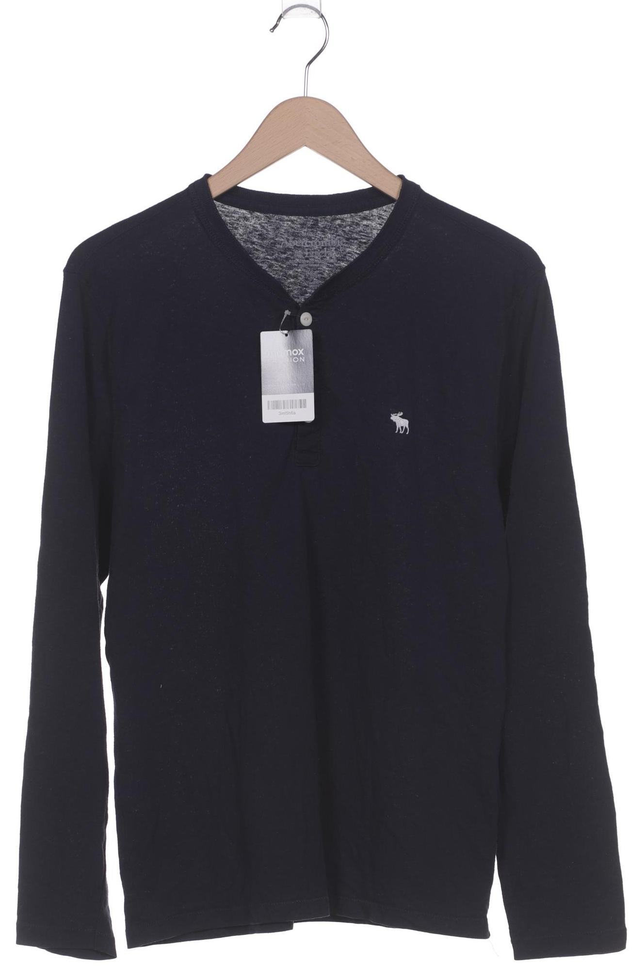 

Abercrombie & Fitch Herren Langarmshirt, marineblau, Gr. 48