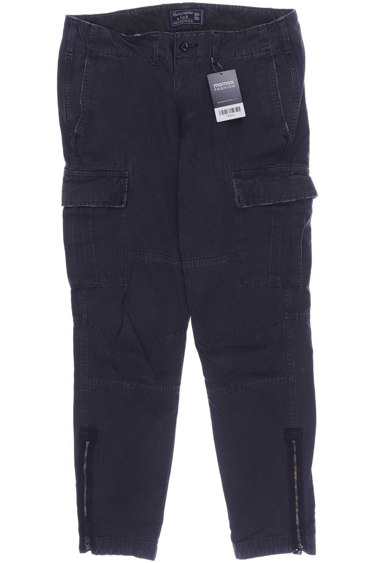 

Abercrombie & Fitch Herren Stoffhose, grau, Gr. 30