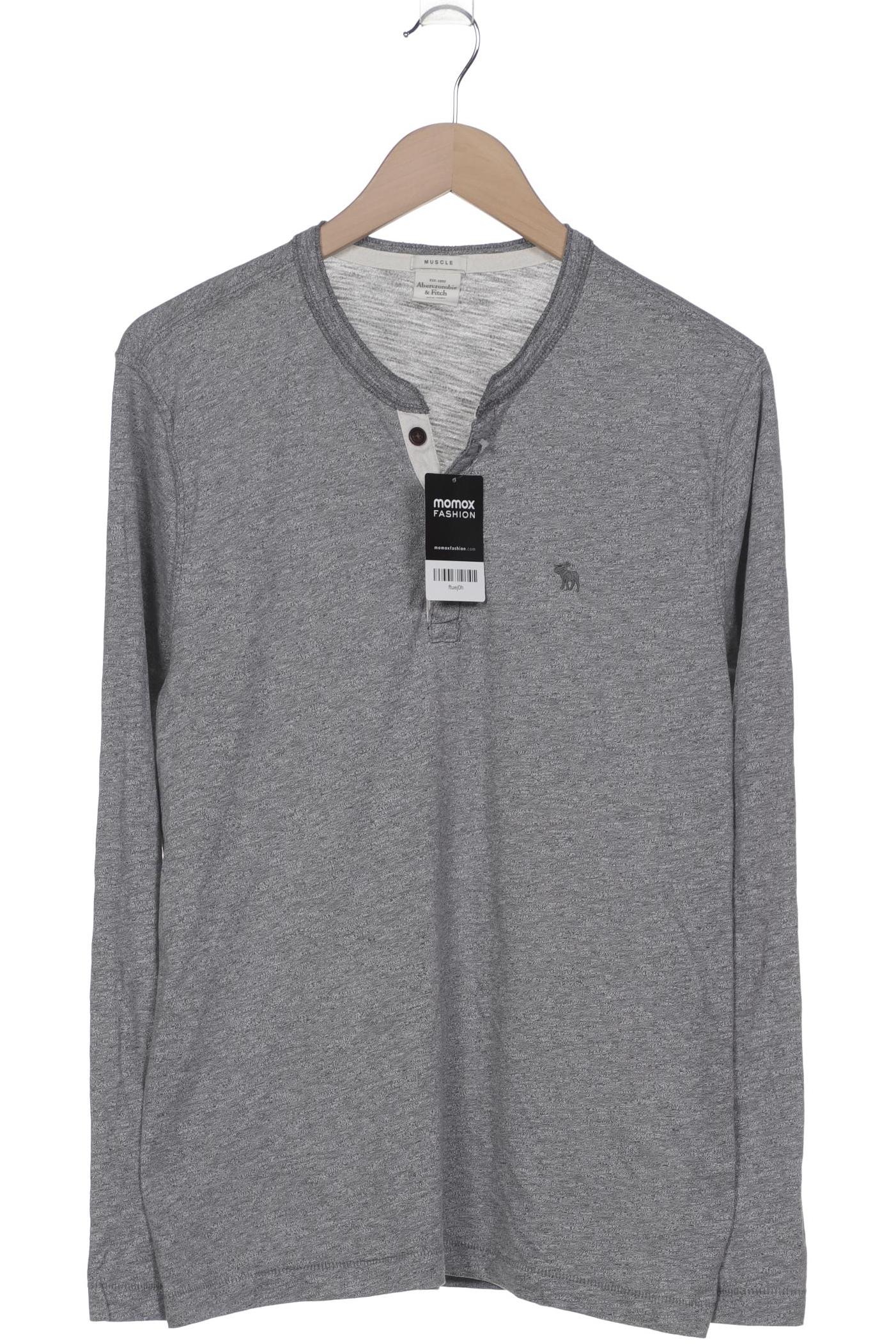 

Abercrombie & Fitch Herren Langarmshirt, grau, Gr. 46