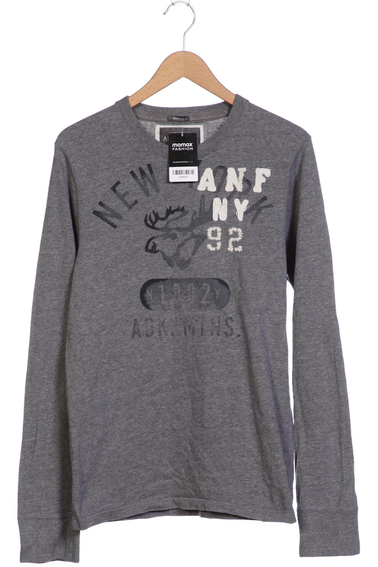 

Abercrombie & Fitch Herren Langarmshirt, grau, Gr. 48
