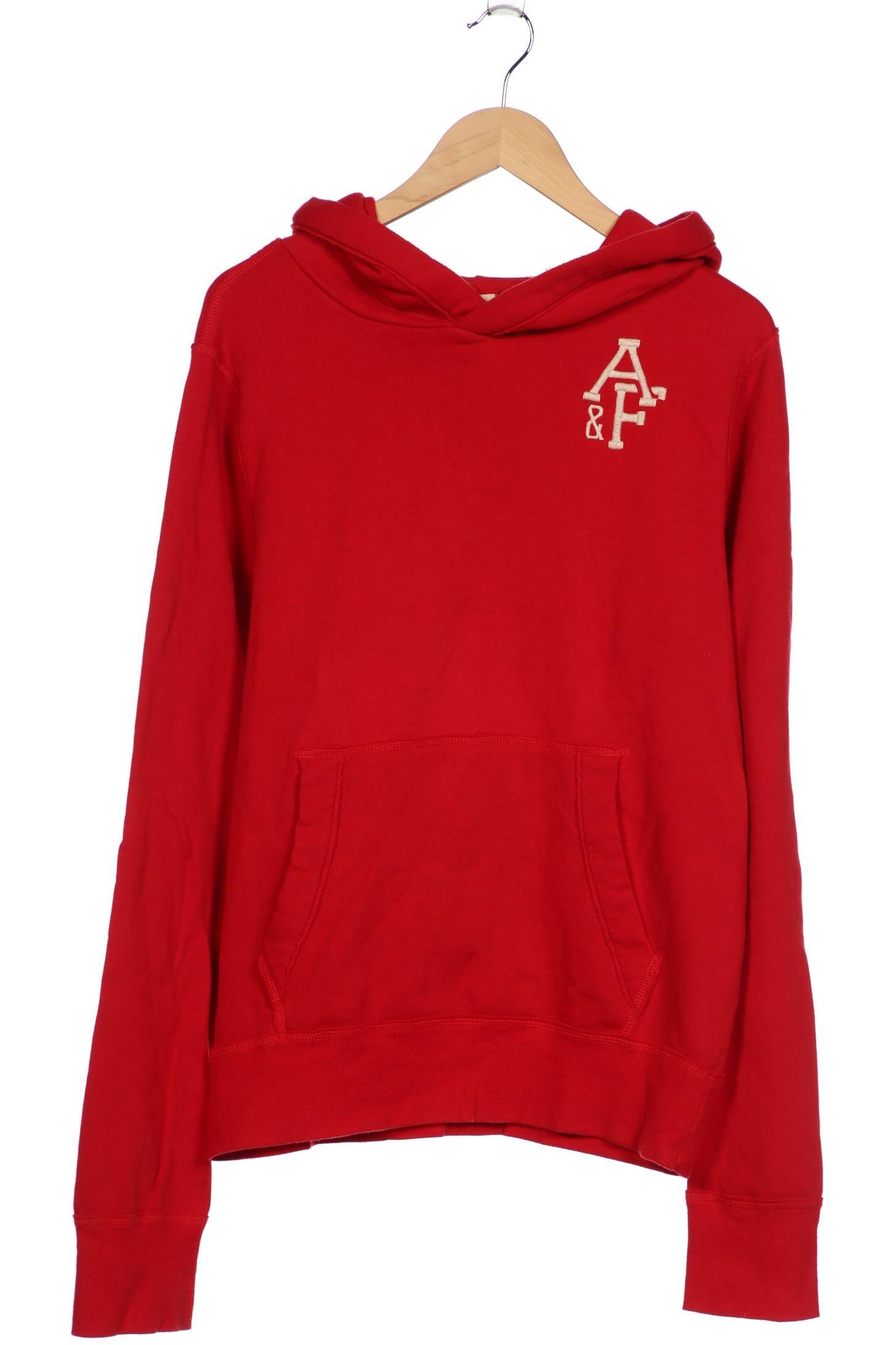 

Abercrombie & Fitch Herren Kapuzenpullover, rot, Gr. 52