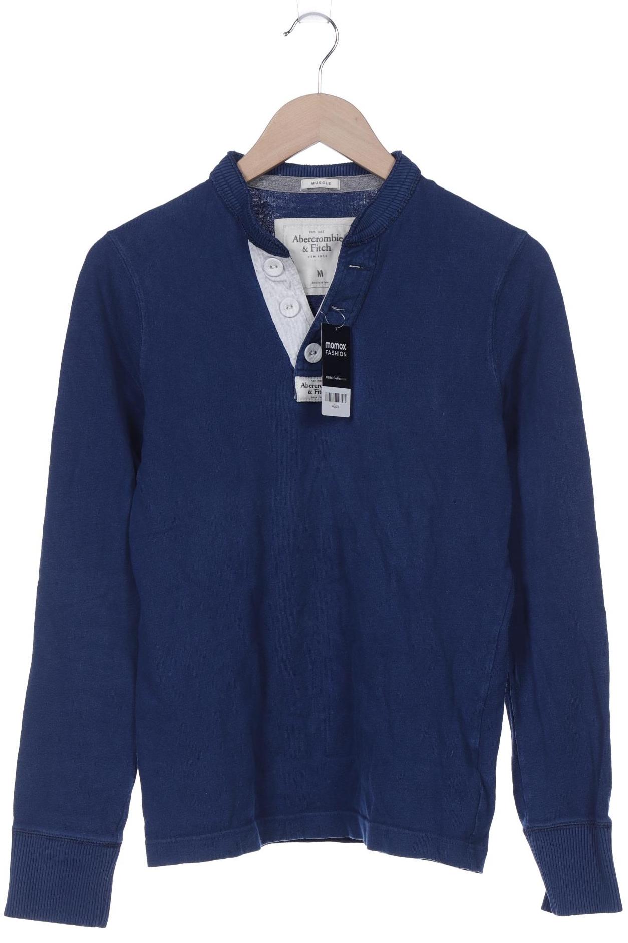 

Abercrombie & Fitch Herren Langarmshirt, marineblau, Gr. 48