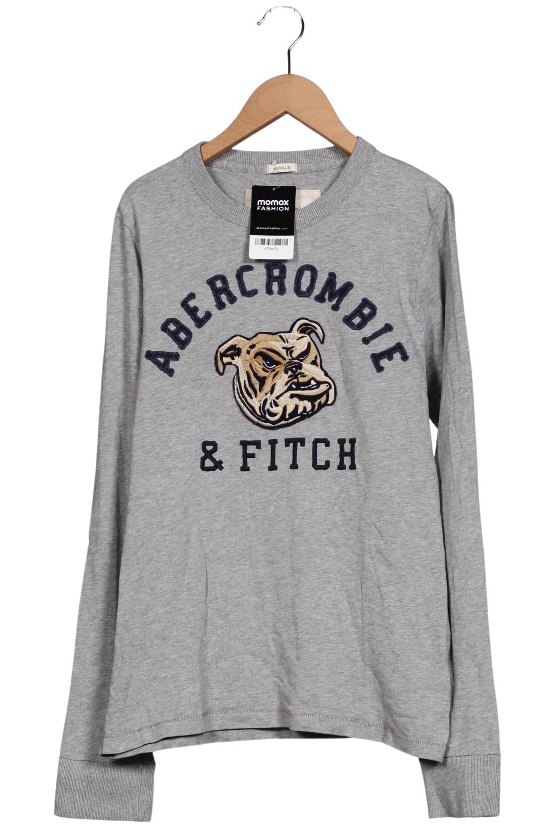 

Abercrombie & Fitch Herren Langarmshirt, grau, Gr. 48