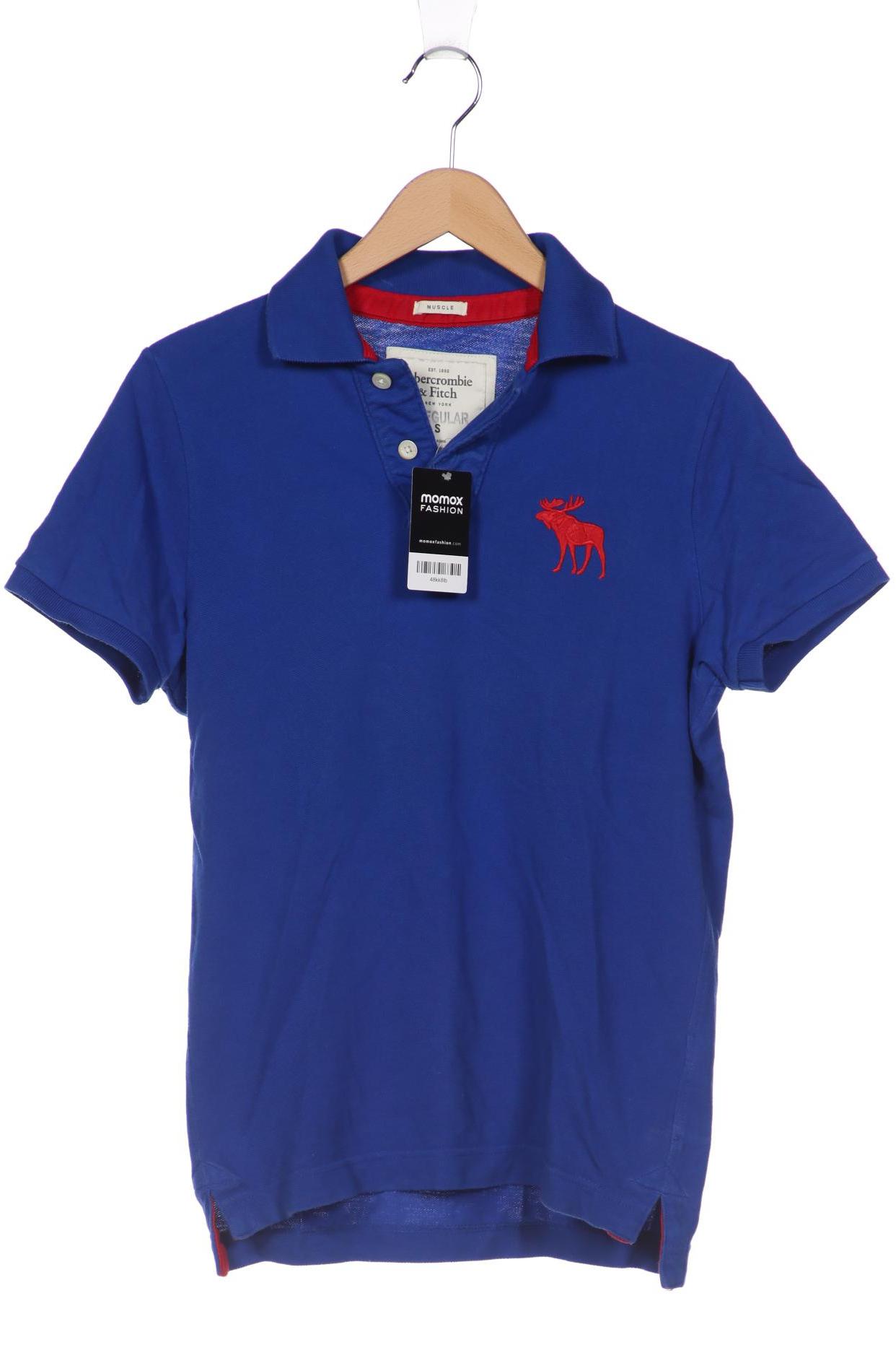 

Abercrombie & Fitch Herren Poloshirt, blau