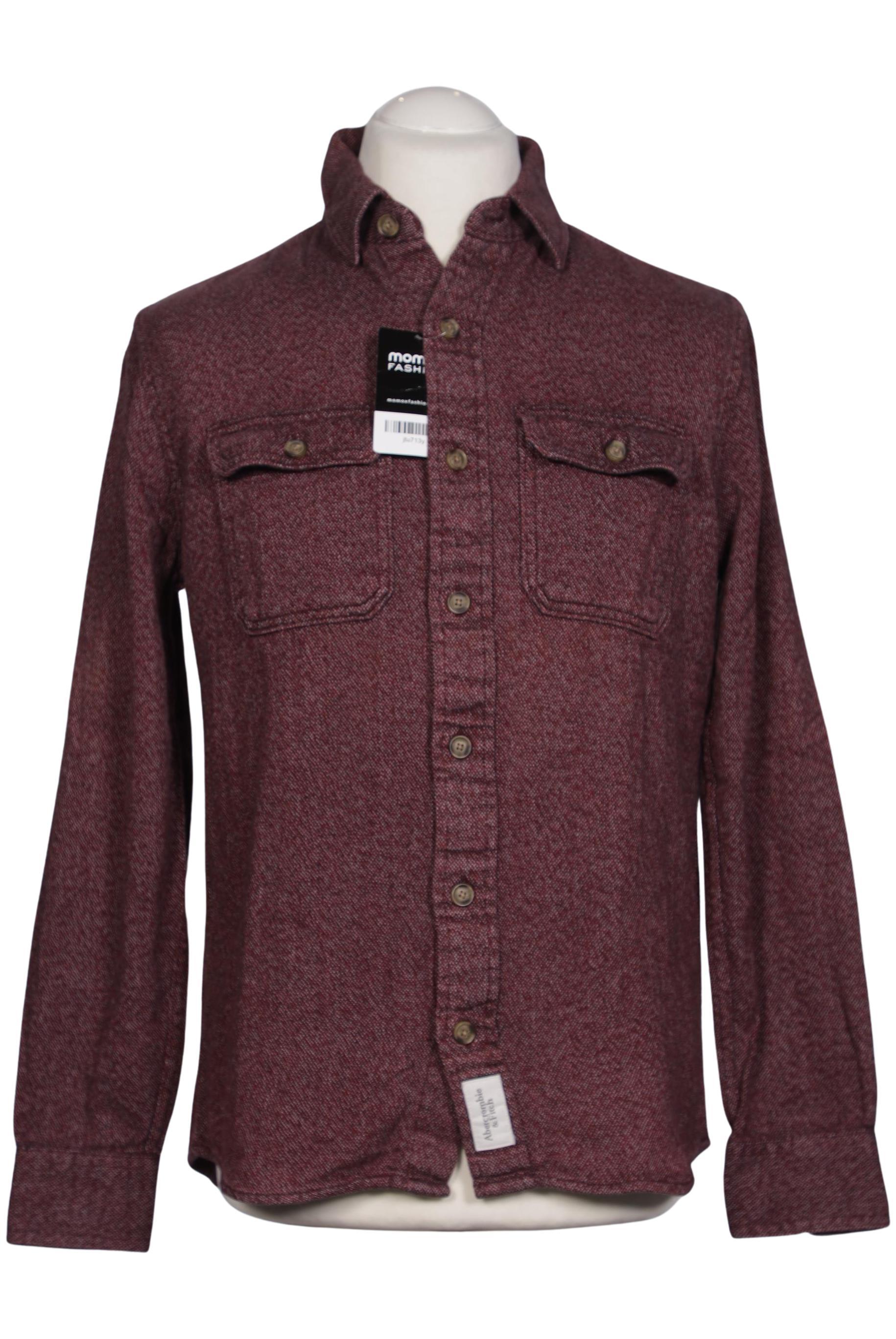 

Abercrombie & Fitch Herren Hemd, bordeaux, Gr. 46