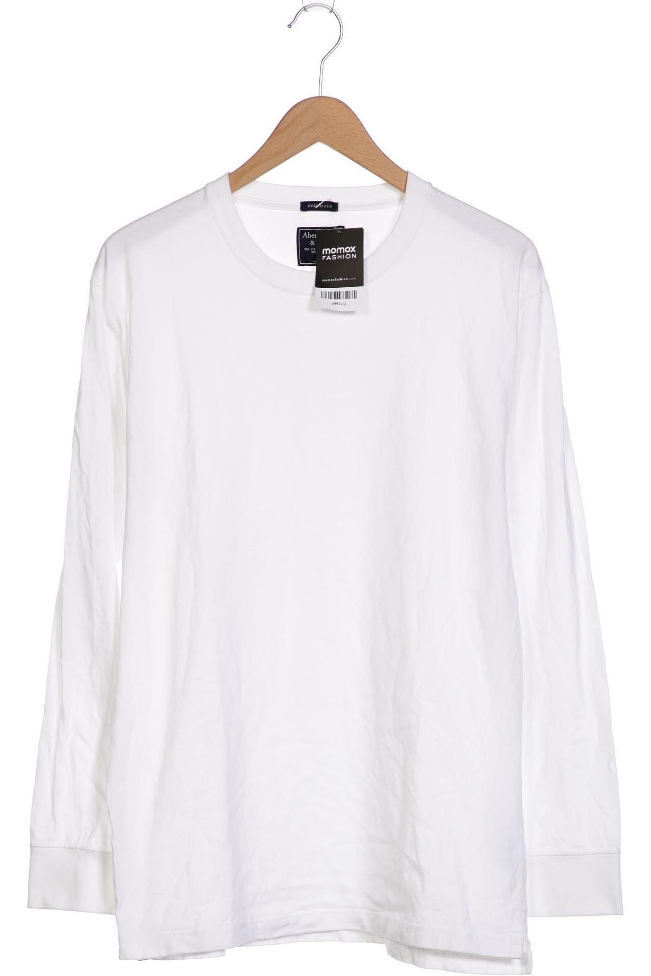 

Abercrombie & Fitch Herren Langarmshirt, weiß, Gr. 48