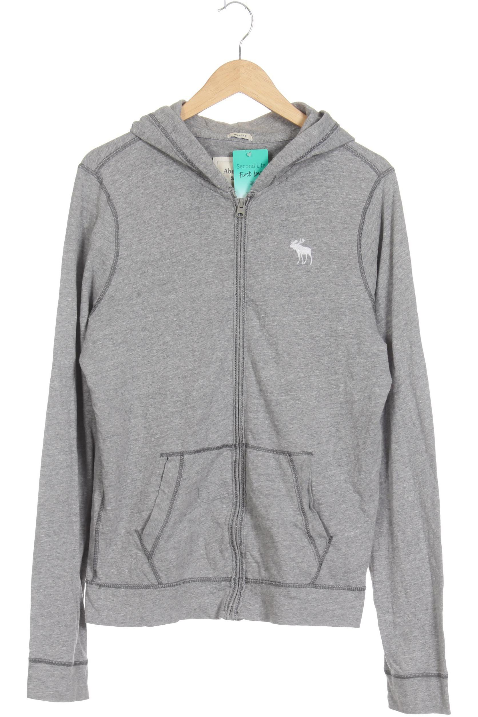 

Abercrombie & Fitch Herren Kapuzenpullover, grau, Gr.