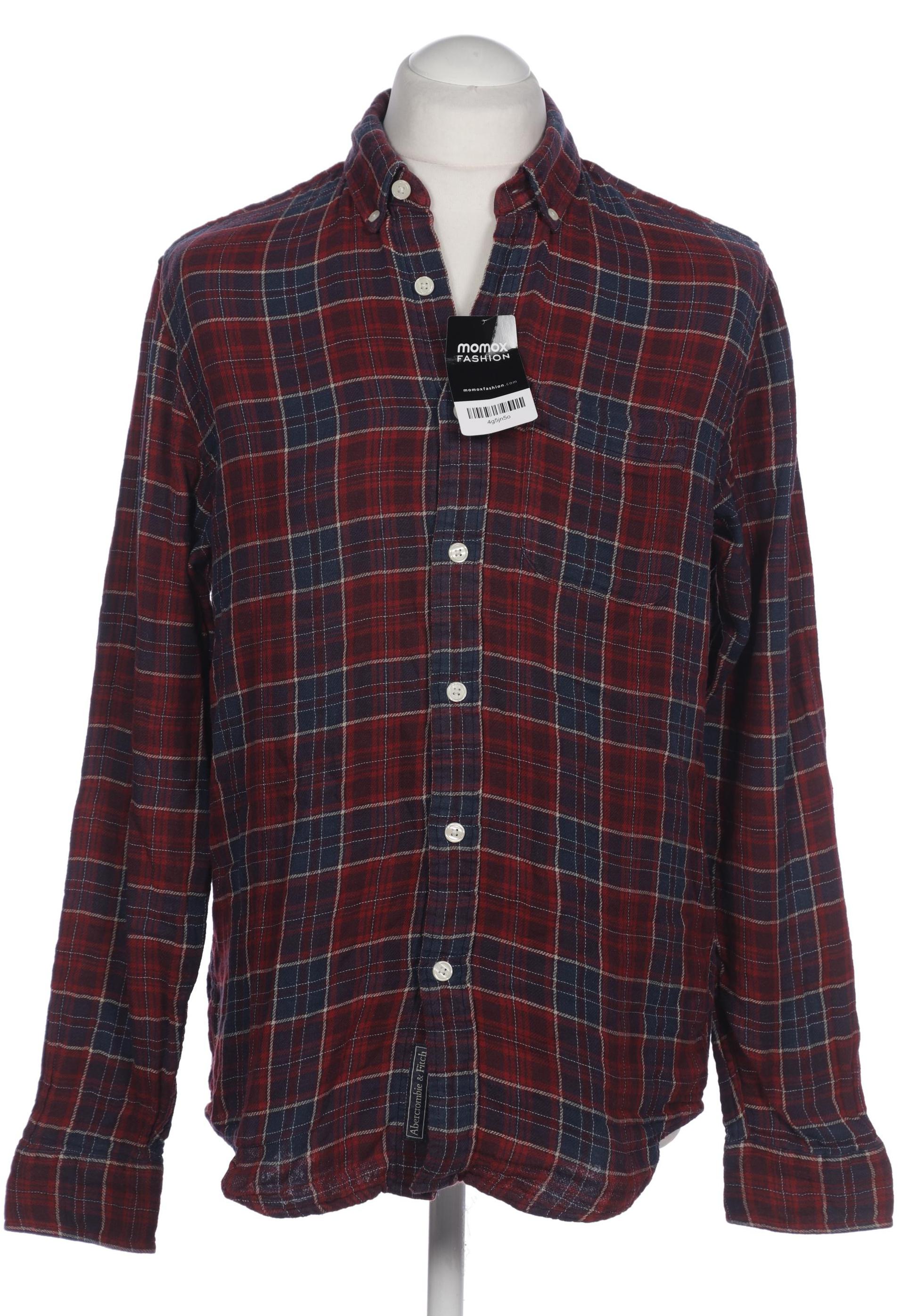 

Abercrombie & Fitch Herren Hemd, bordeaux, Gr. 52