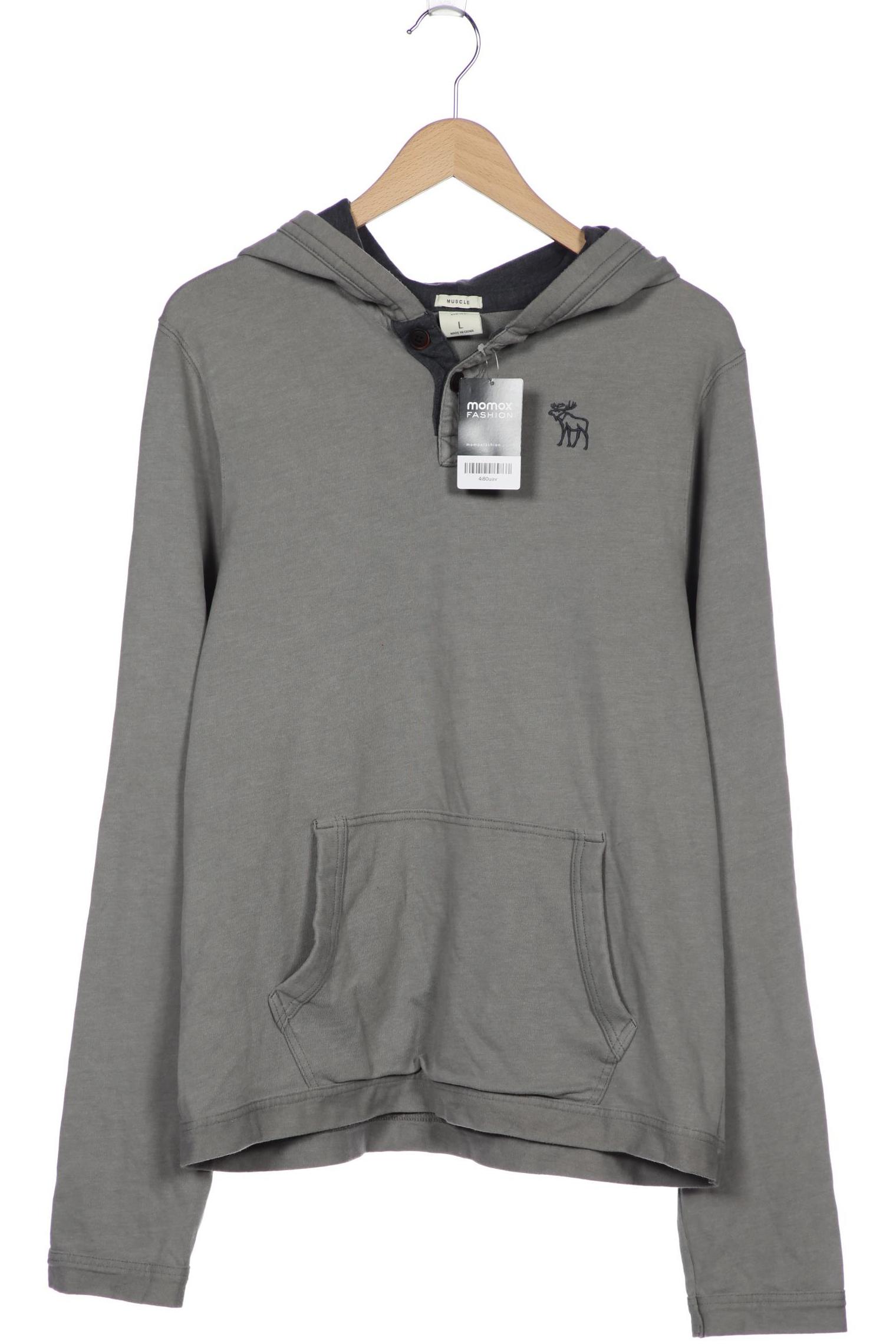 

Abercrombie & Fitch Herren Kapuzenpullover, grau