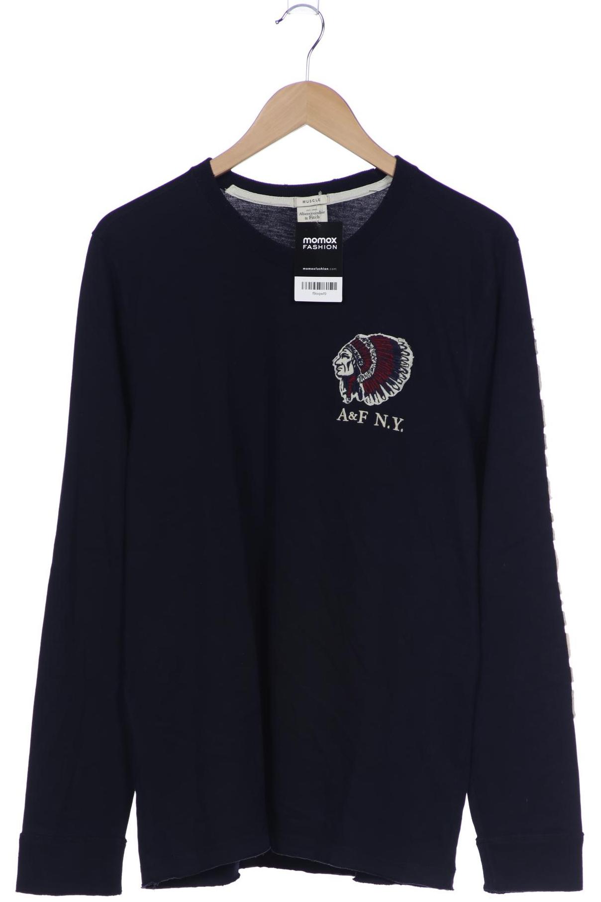 

Abercrombie & Fitch Herren Langarmshirt, marineblau, Gr. 54