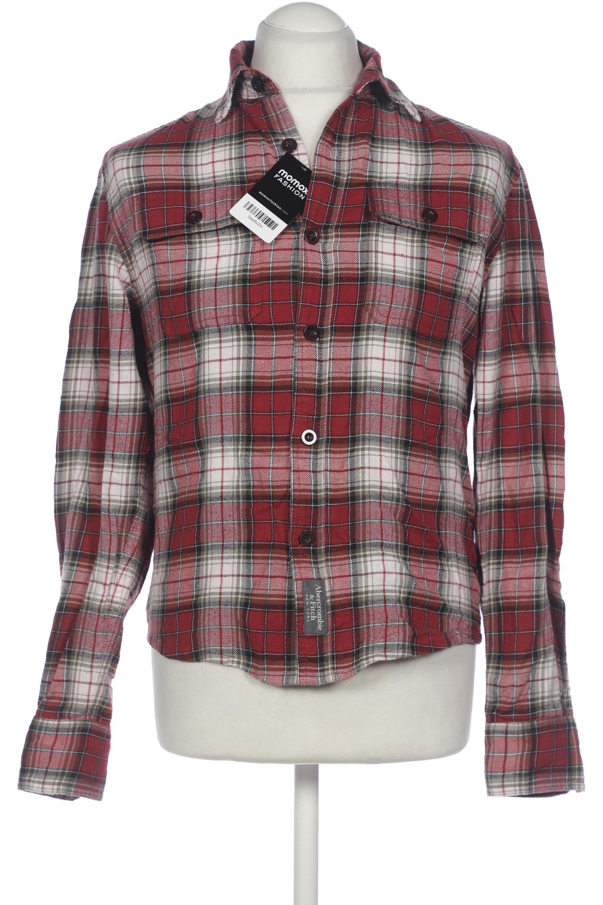 

Abercrombie & Fitch Herren Hemd, bordeaux, Gr. 48