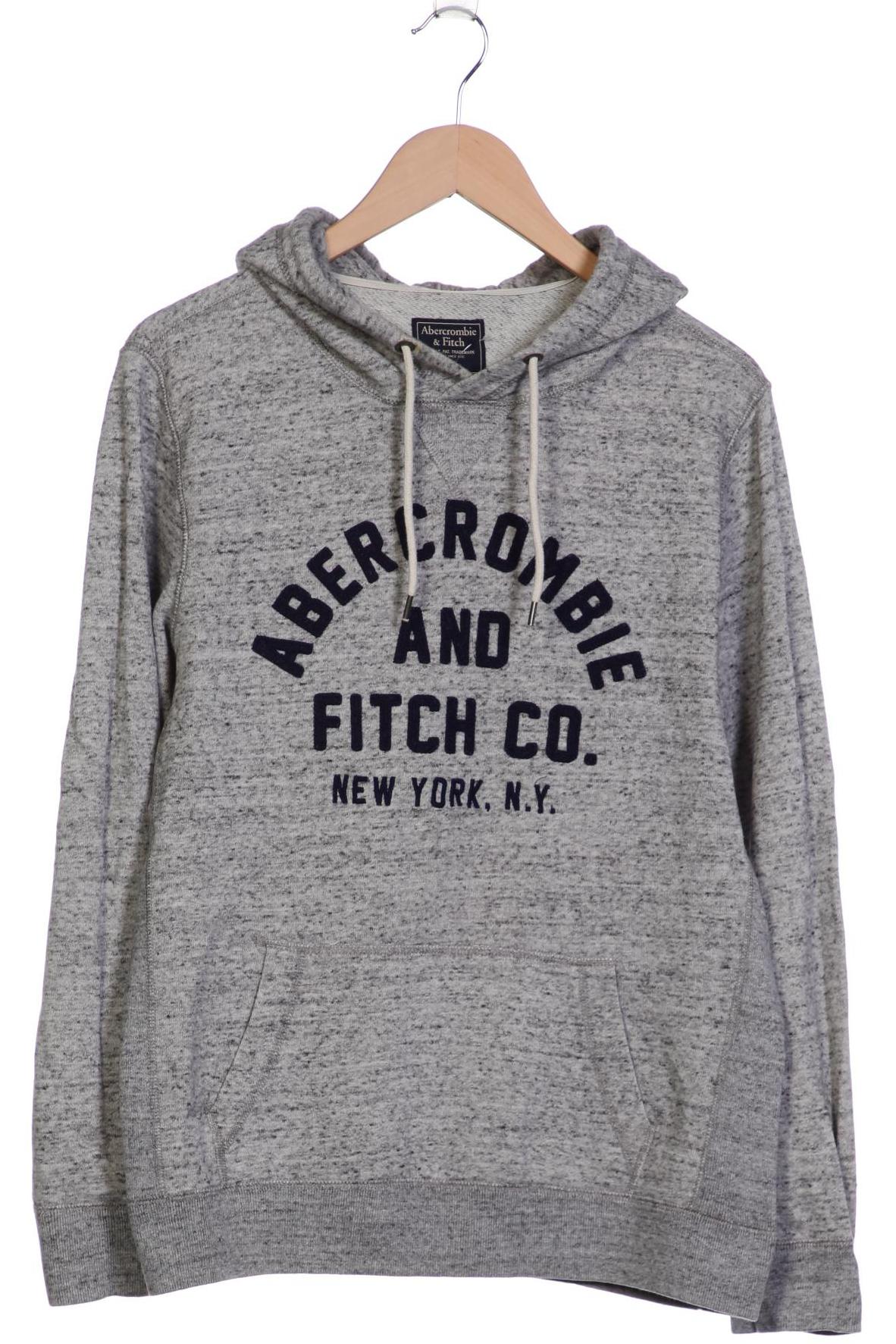 

Abercrombie & Fitch Herren Kapuzenpullover, grau, Gr. 48