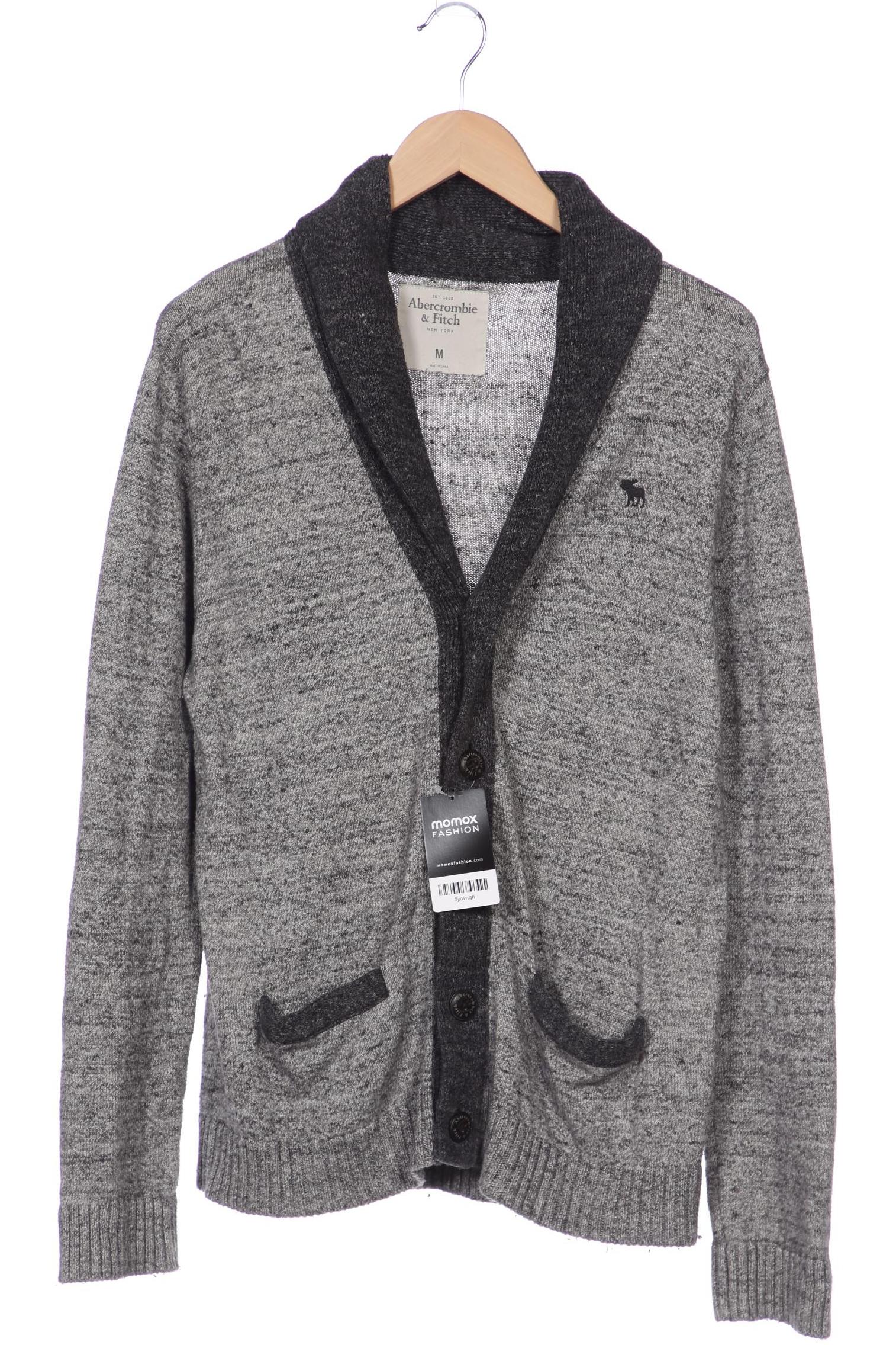 

Abercrombie & Fitch Herren Strickjacke, grau