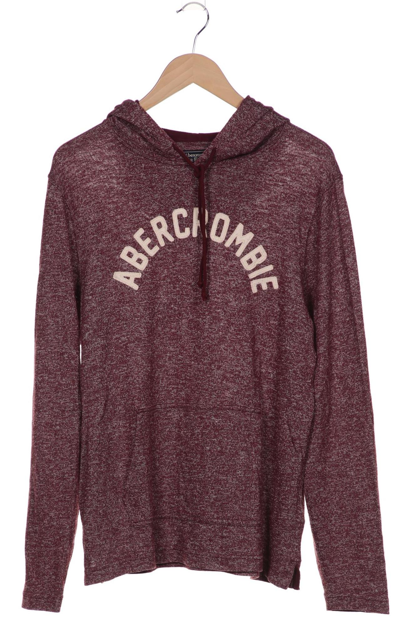 

Abercrombie & Fitch Herren Kapuzenpullover, bordeaux, Gr. 48
