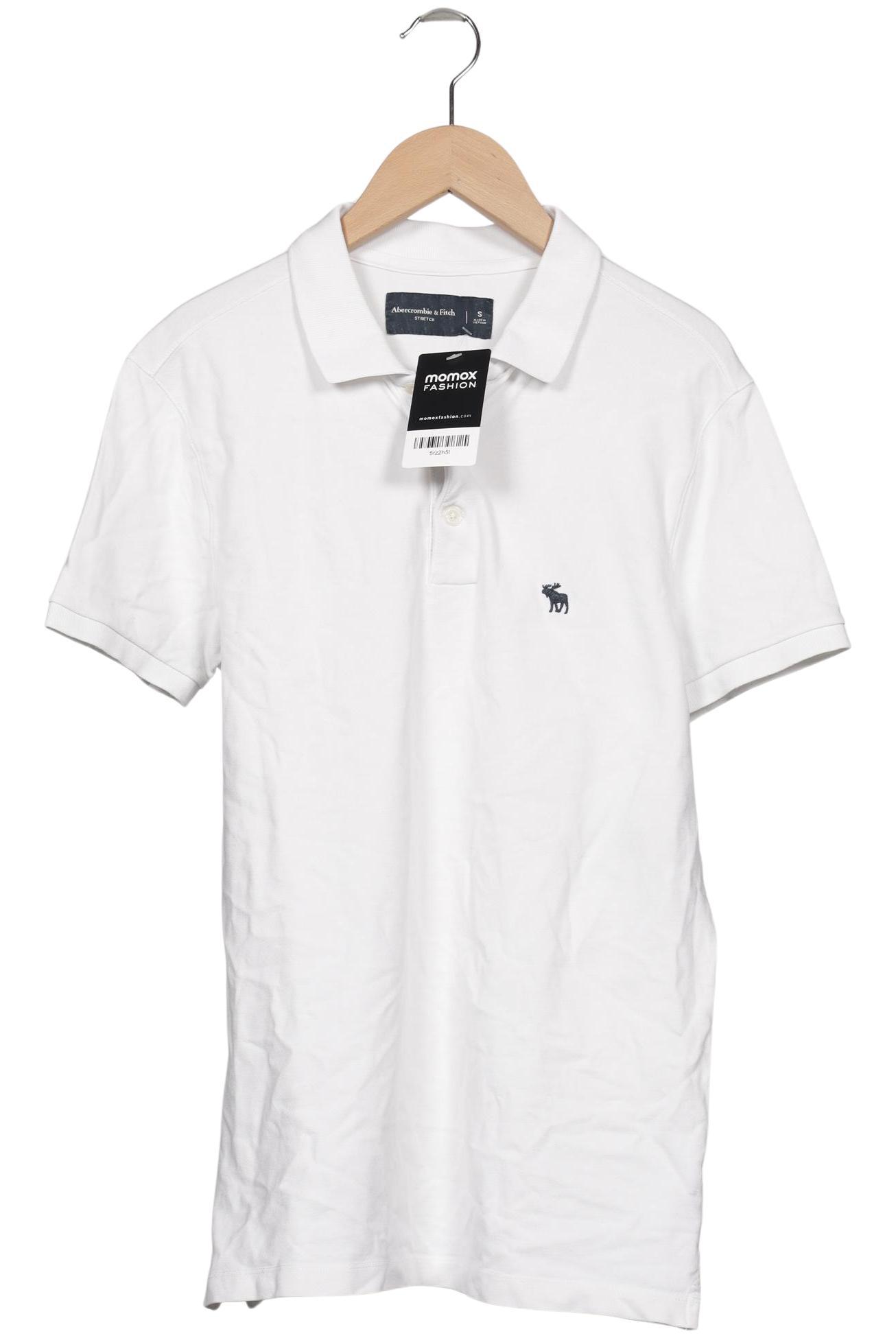 

Abercrombie & Fitch Herren Poloshirt, weiß, Gr. 46