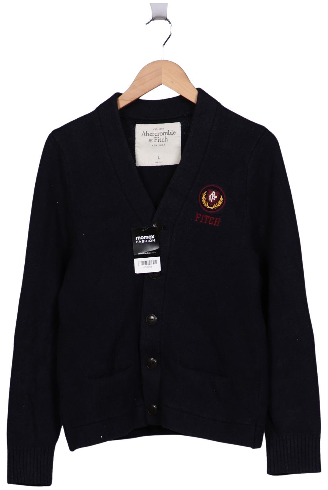 

Abercrombie & Fitch Herren Strickjacke, marineblau, Gr. 52