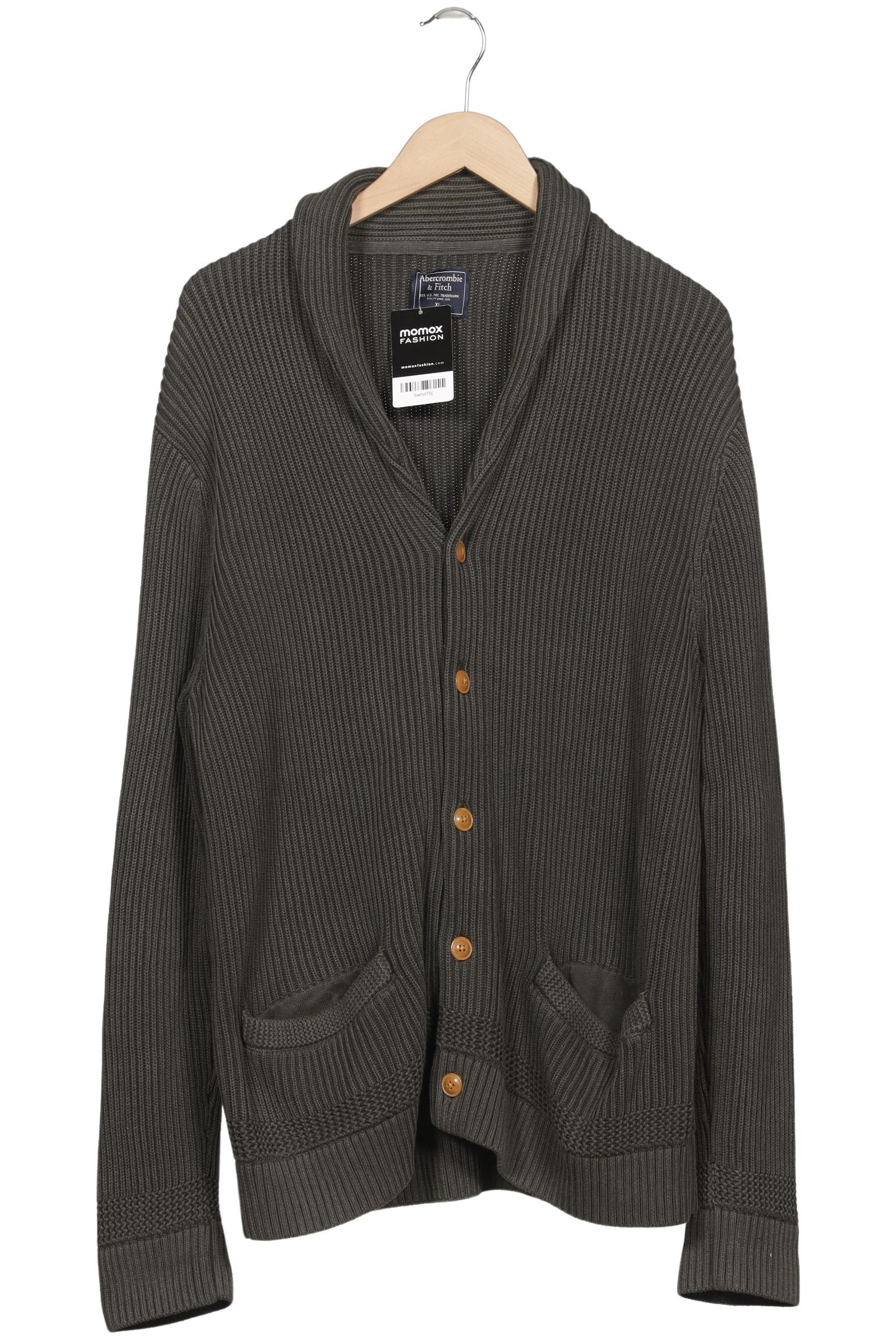 

Abercrombie & Fitch Herren Strickjacke, grün, Gr. 54