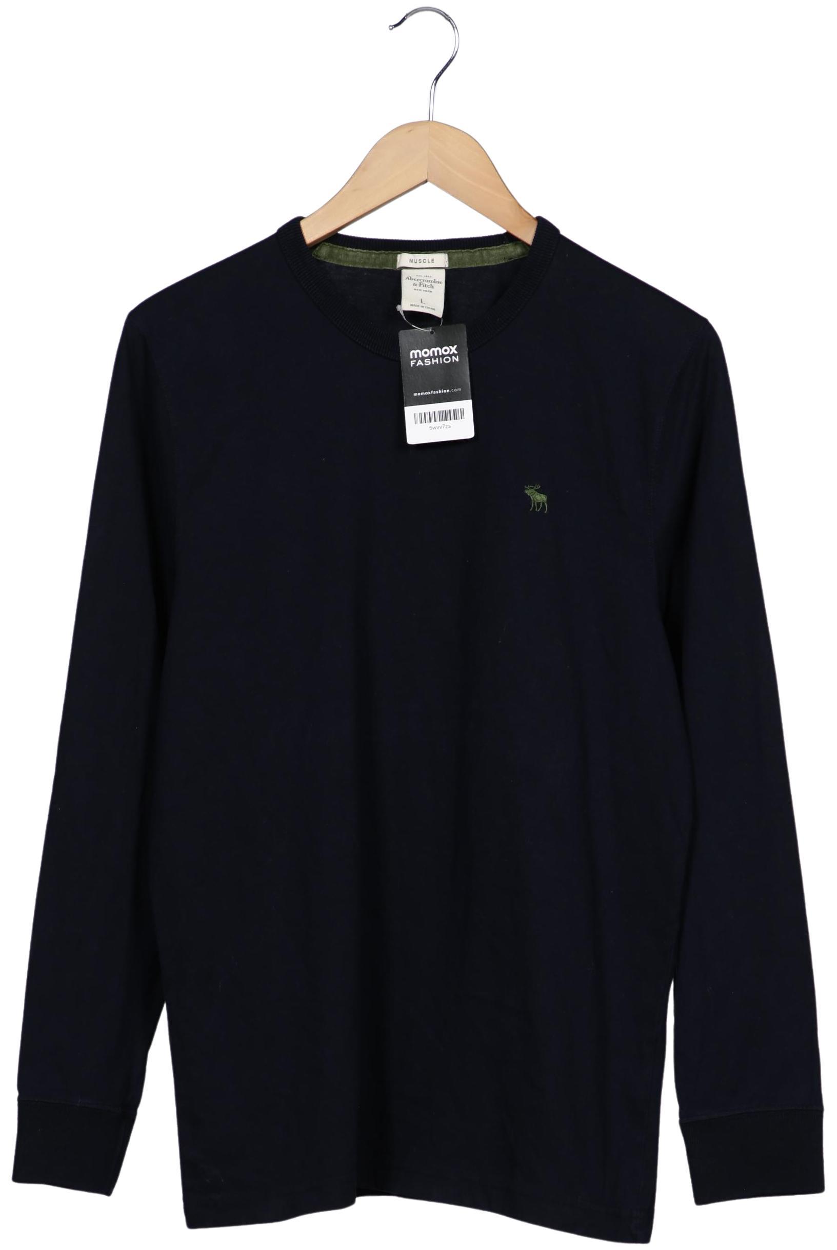 Thumbnail - Abercrombie &amp; Fitch Herren Langarmshirt, marineblau, Gr. 52