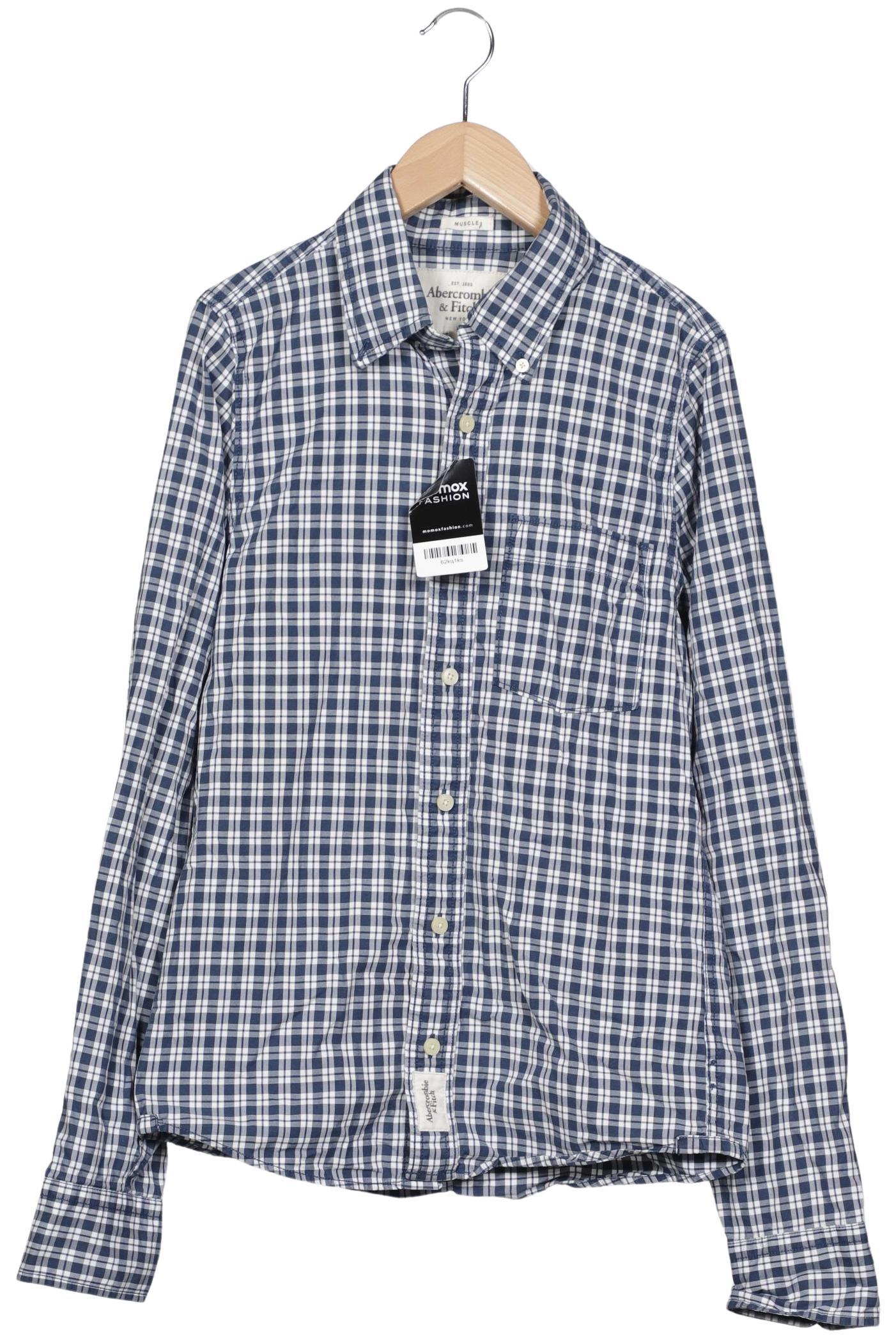 

Abercrombie & Fitch Herren Hemd, marineblau, Gr. 46