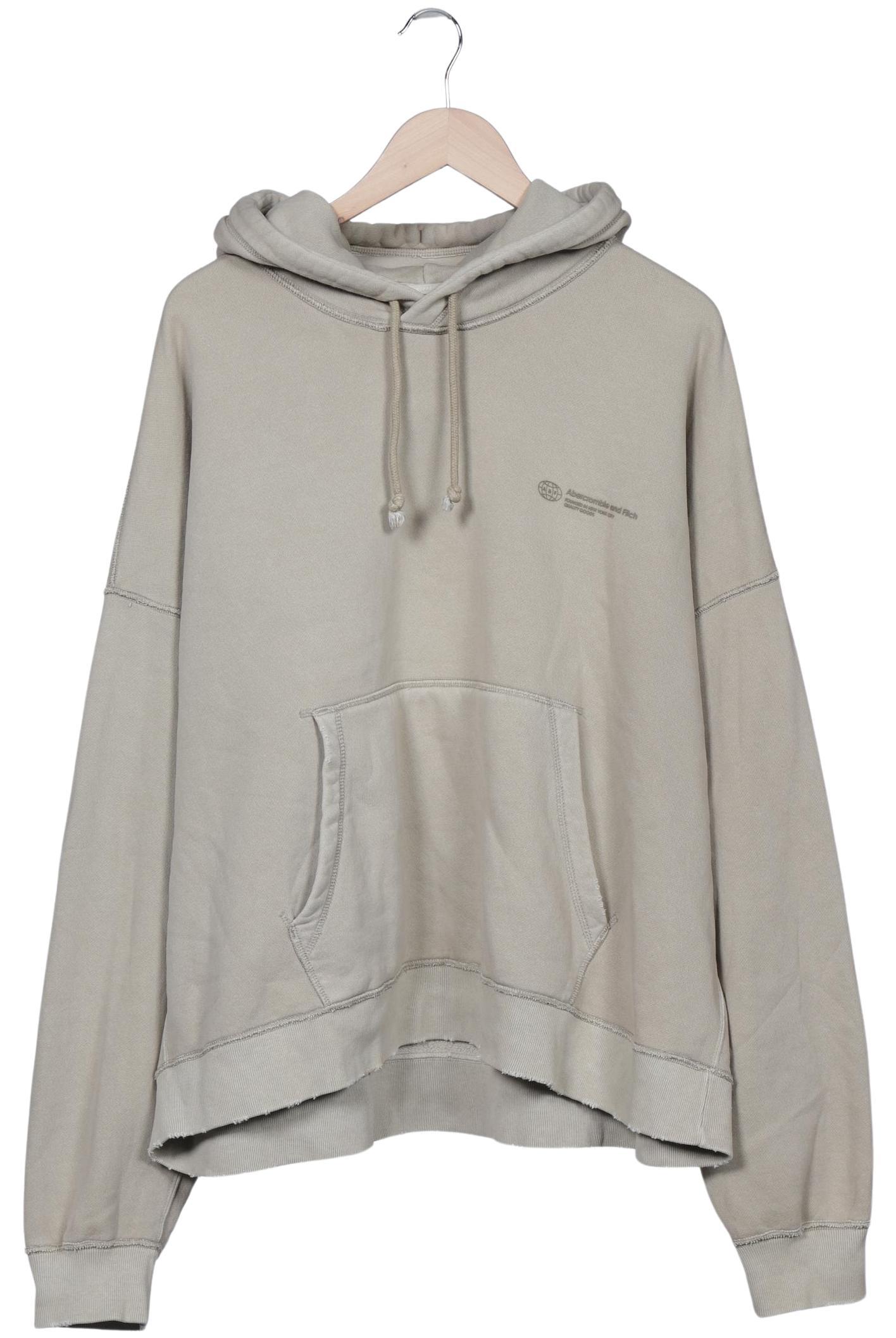 

Abercrombie & Fitch Herren Kapuzenpullover, beige, Gr. 54