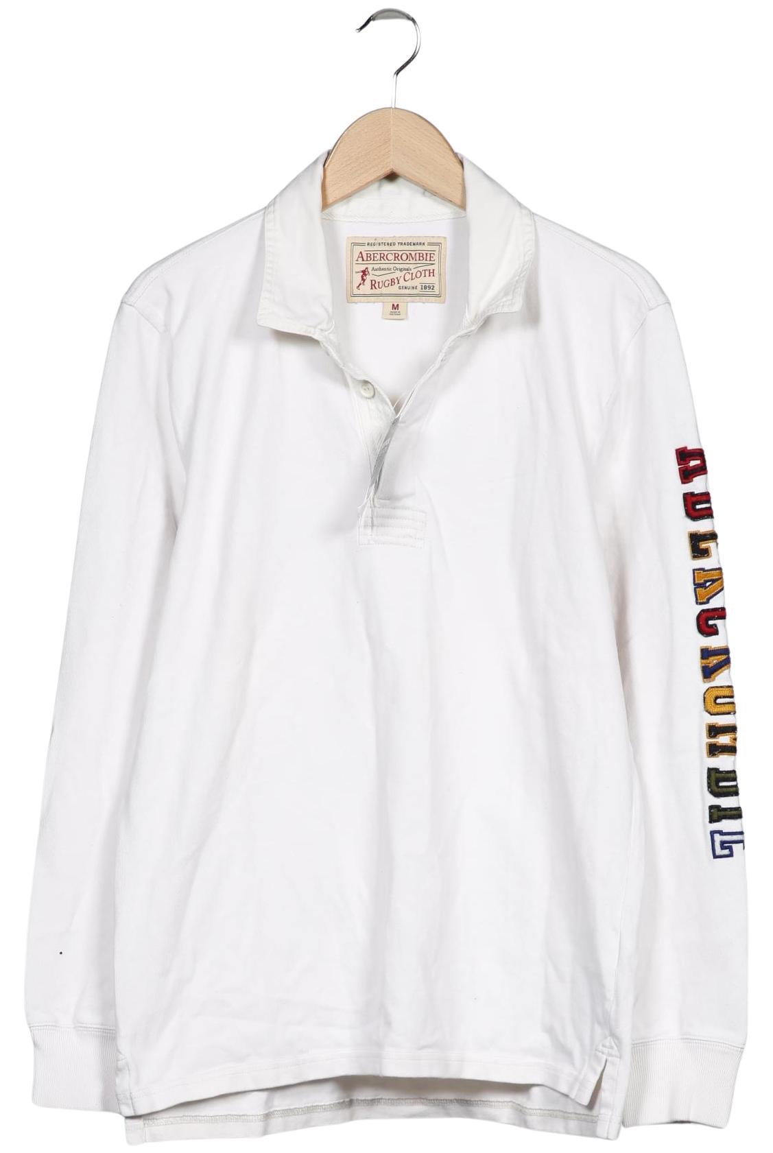 

Abercrombie & Fitch Herren Poloshirt, weiß, Gr. 48