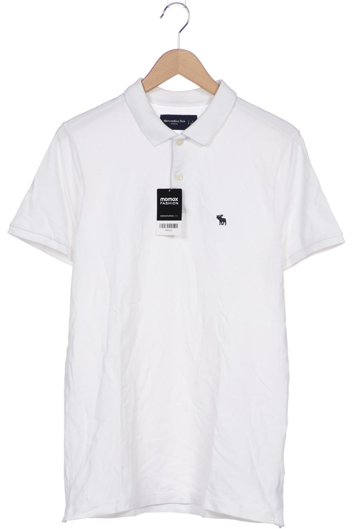 

Abercrombie & Fitch Herren Poloshirt, weiß, Gr. 52