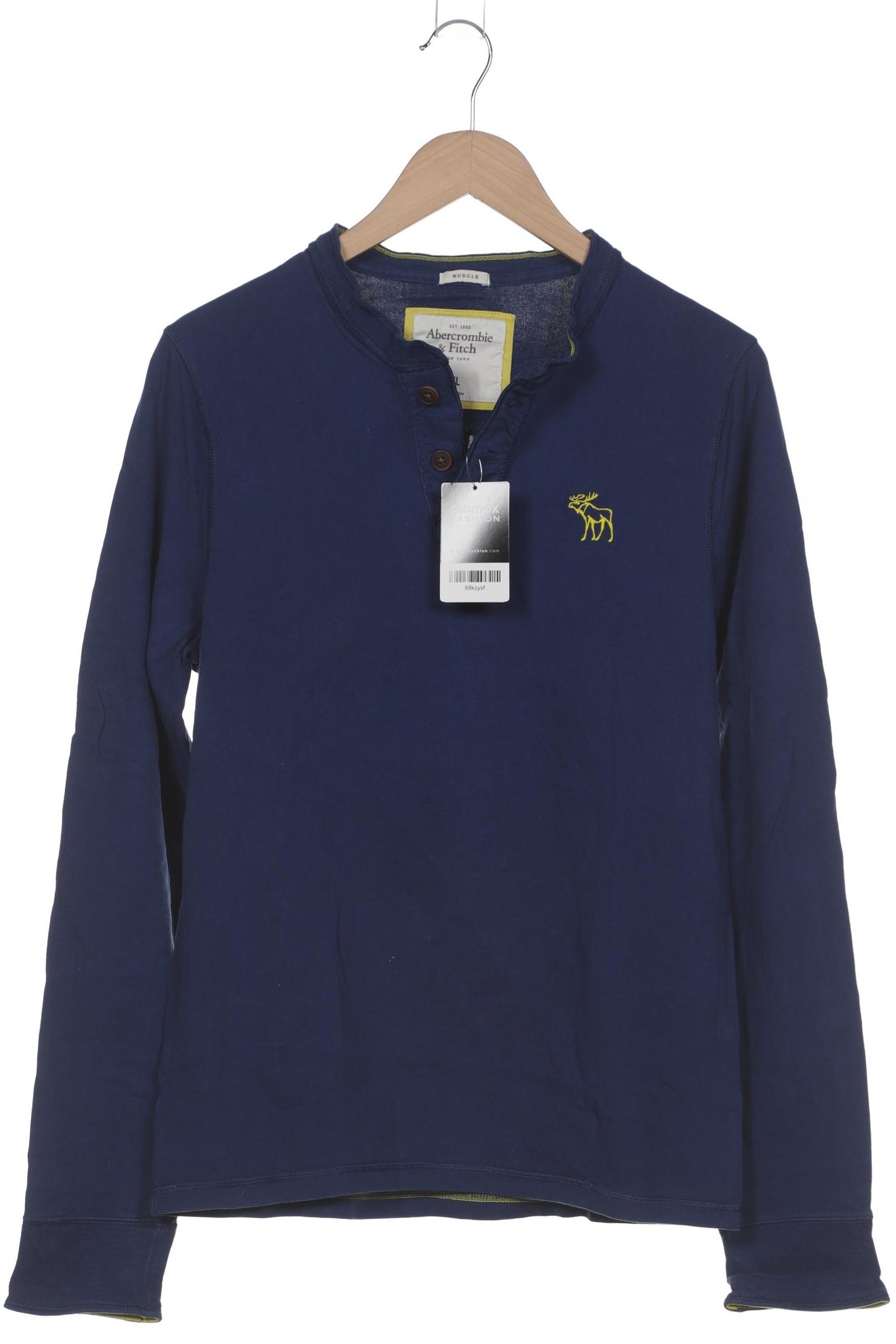 

Abercrombie & Fitch Herren Langarmshirt, blau, Gr. 54