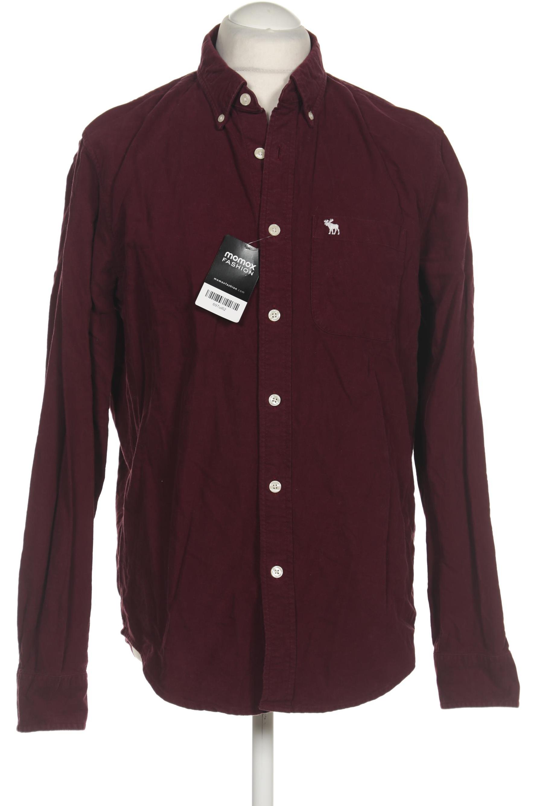 

Abercrombie & Fitch Herren Hemd, bordeaux, Gr. 52
