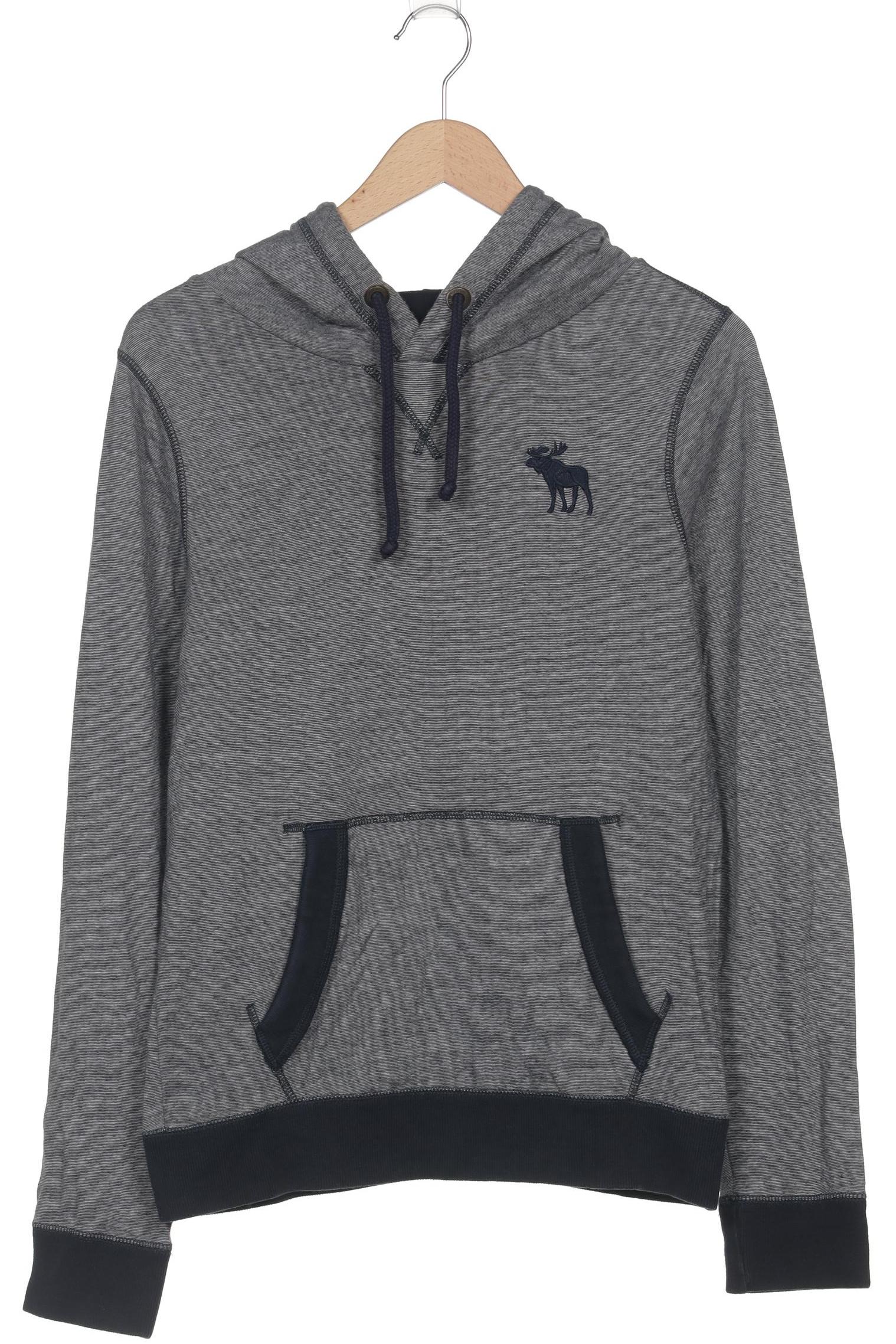 

Abercrombie & Fitch Herren Kapuzenpullover, grau, Gr. 46
