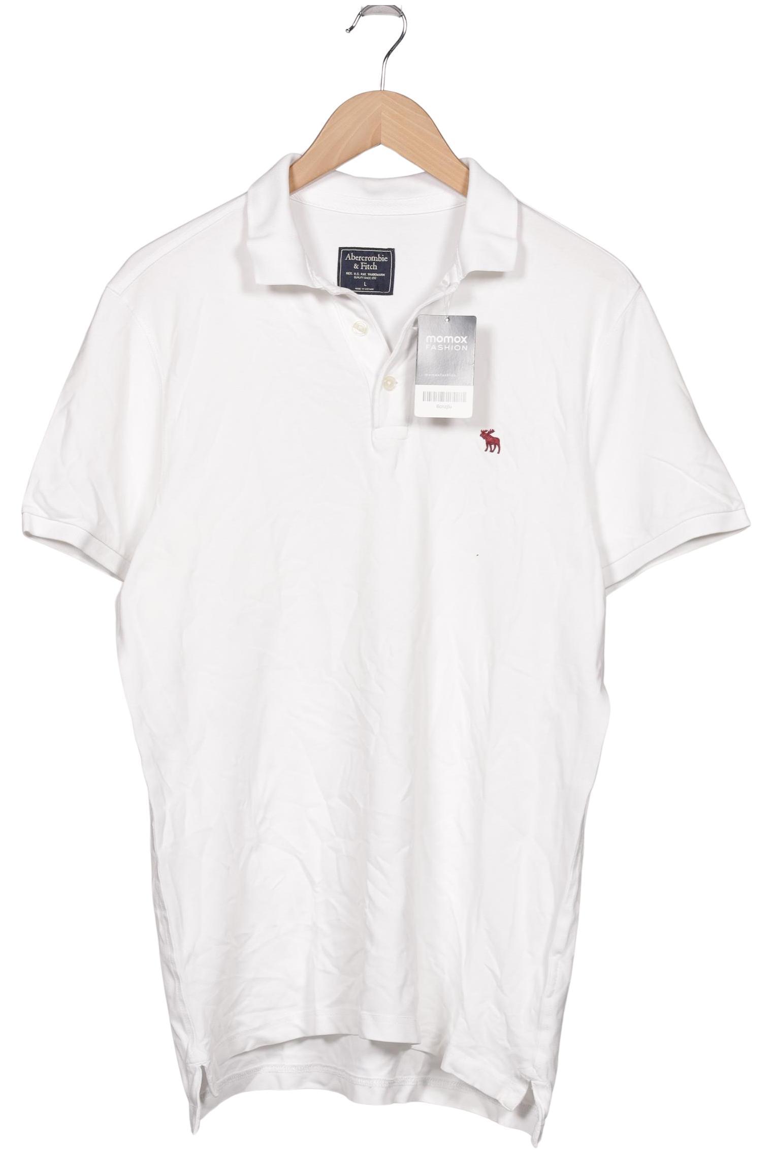 

Abercrombie & Fitch Herren Poloshirt, weiß, Gr. 52