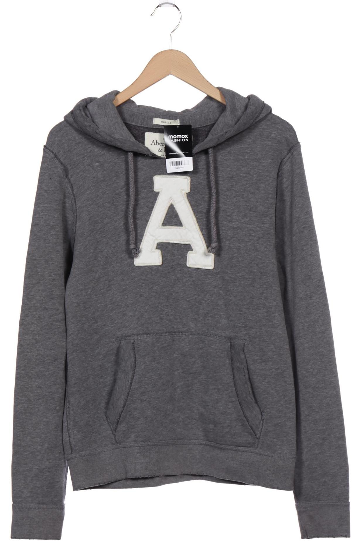 

Abercrombie & Fitch Herren Kapuzenpullover, grau