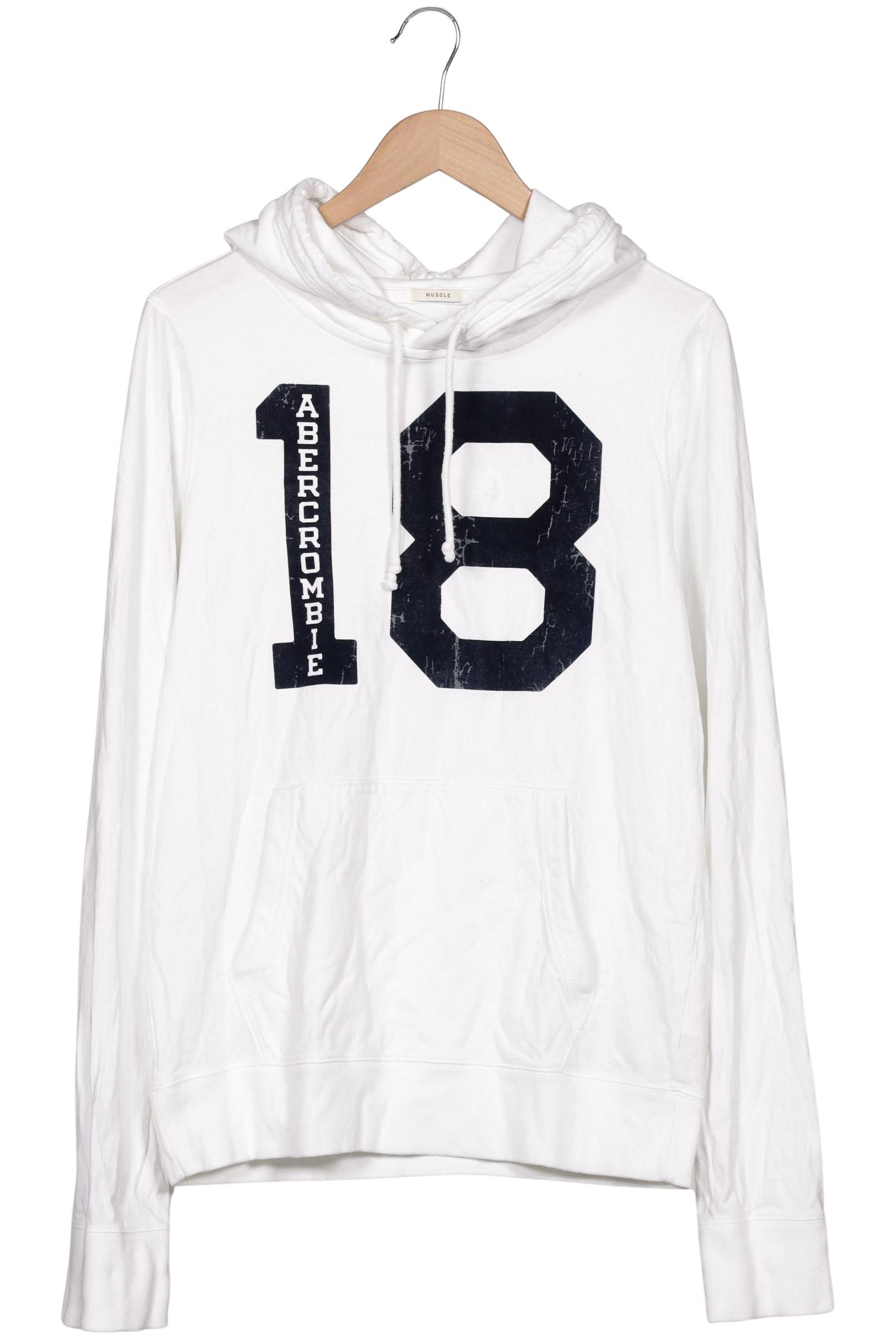 Thumbnail - Abercrombie &amp; Fitch Herren Kapuzenpullover, weiß, Gr. 56