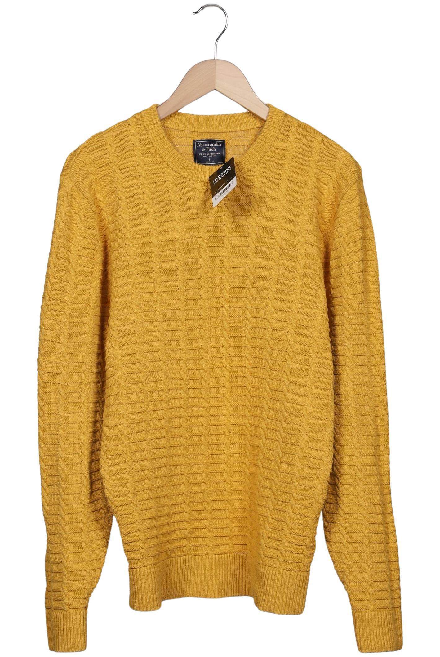 

Abercrombie & Fitch Herren Pullover, gelb, Gr. 52