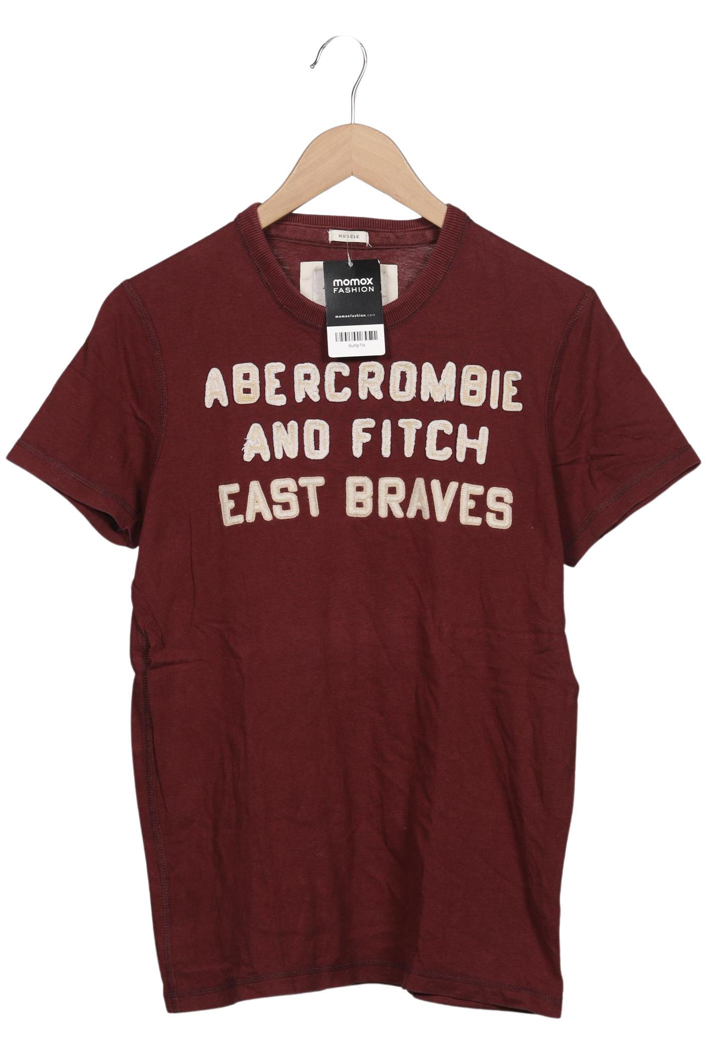 

Abercrombie & Fitch Herren T-Shirt, bordeaux, Gr. 48
