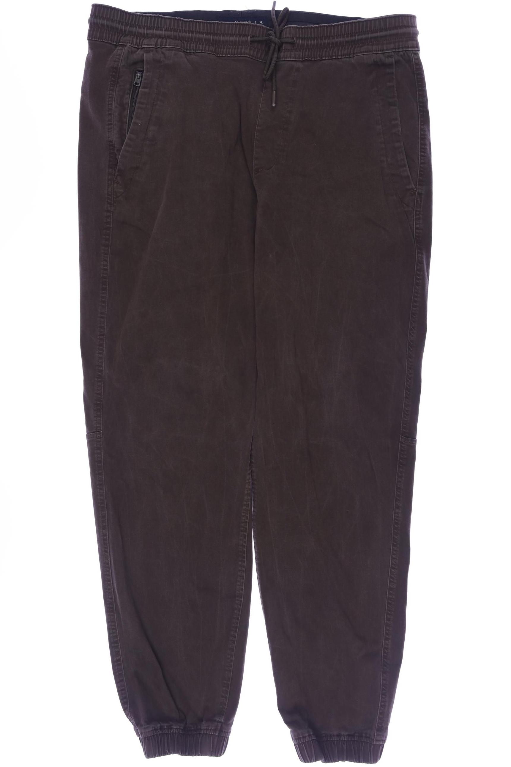 

Abercrombie & Fitch Herren Stoffhose, braun, Gr. 0