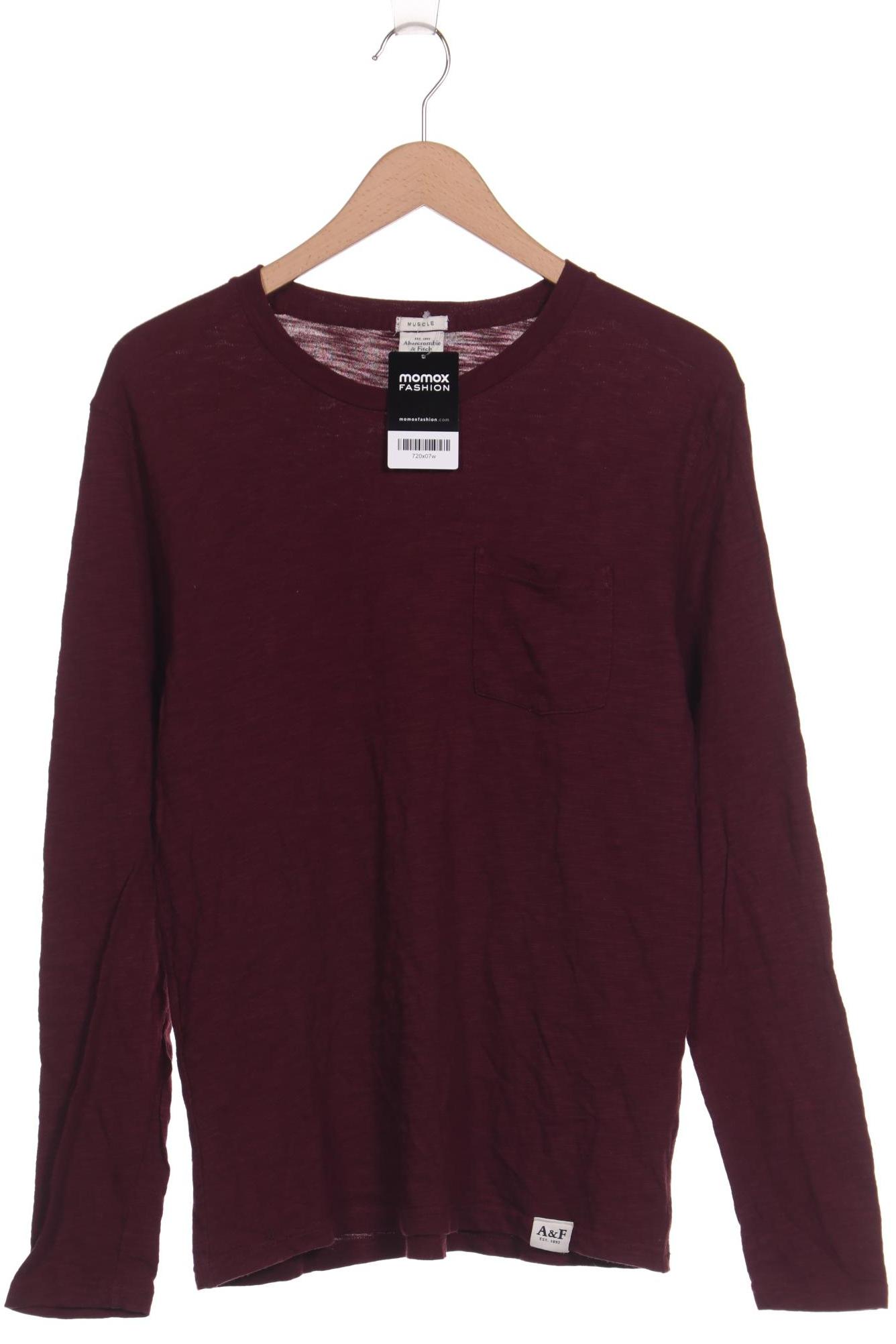 

Abercrombie & Fitch Herren Langarmshirt, bordeaux, Gr. 46