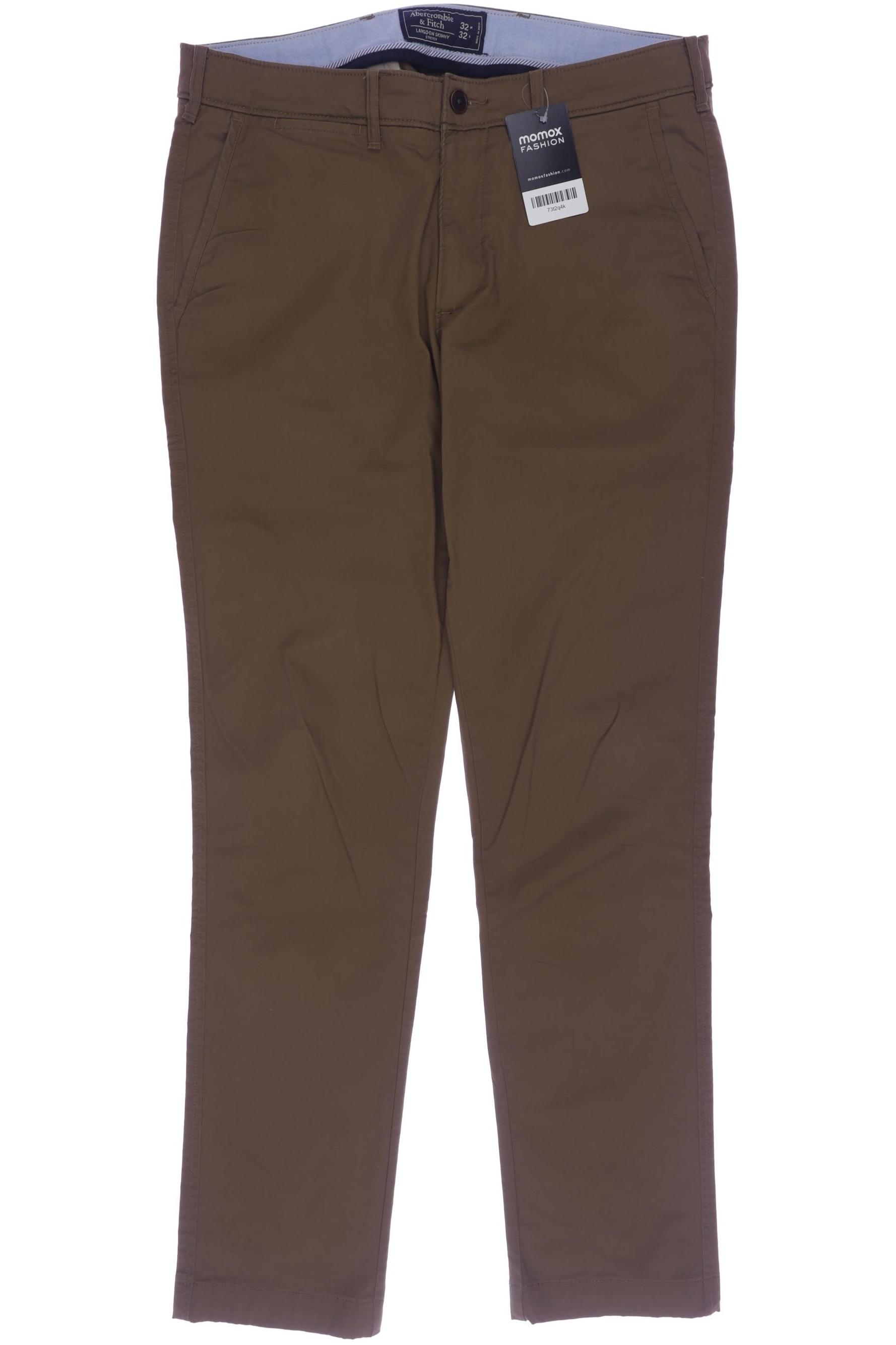 

Abercrombie & Fitch Herren Stoffhose, braun, Gr. 32