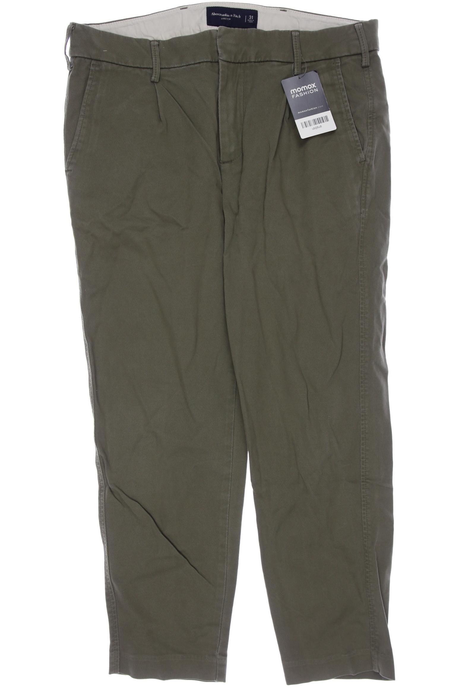 

Abercrombie & Fitch Herren Stoffhose, grün, Gr. 31